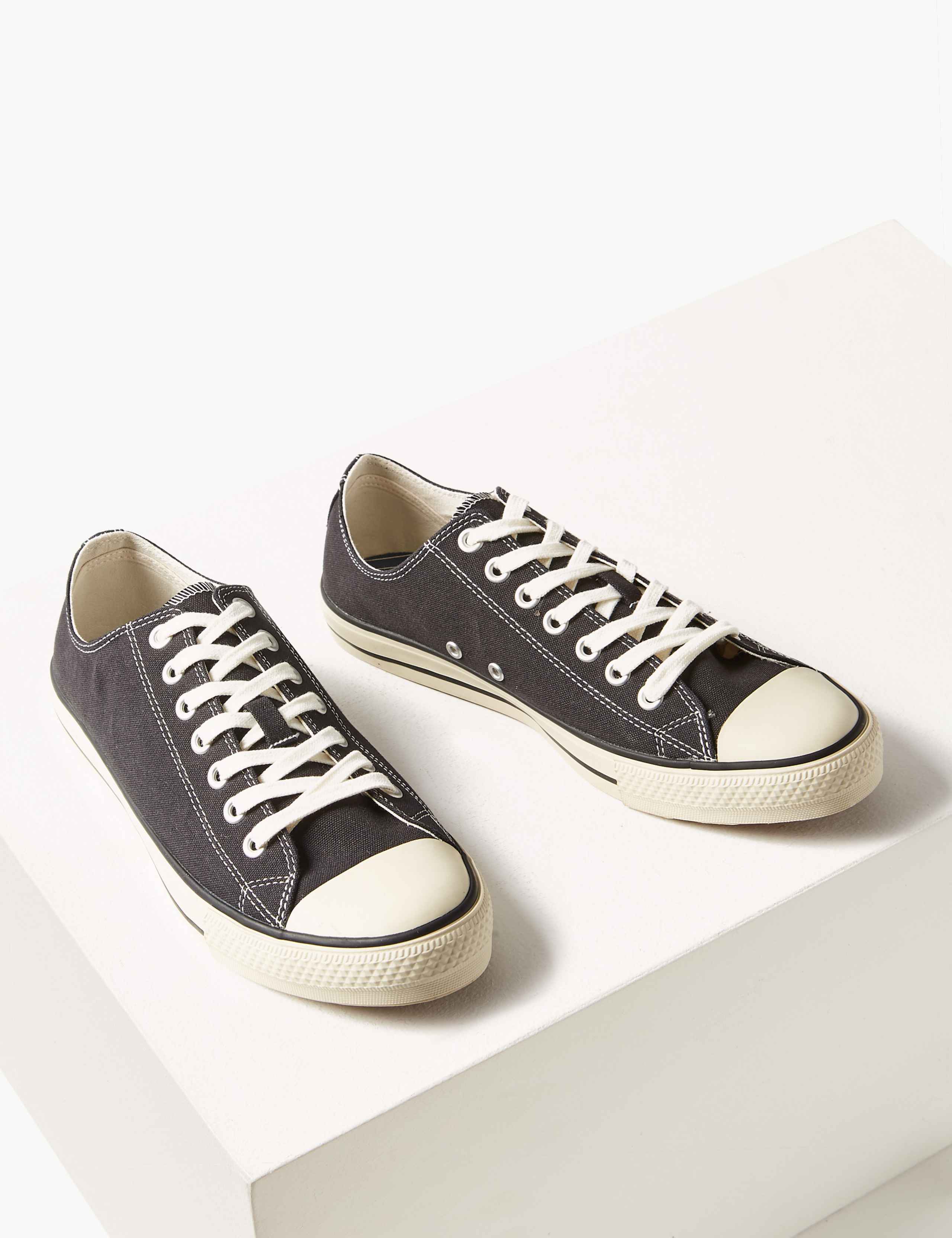 Canvas Lace-up Pumps 3 of 5