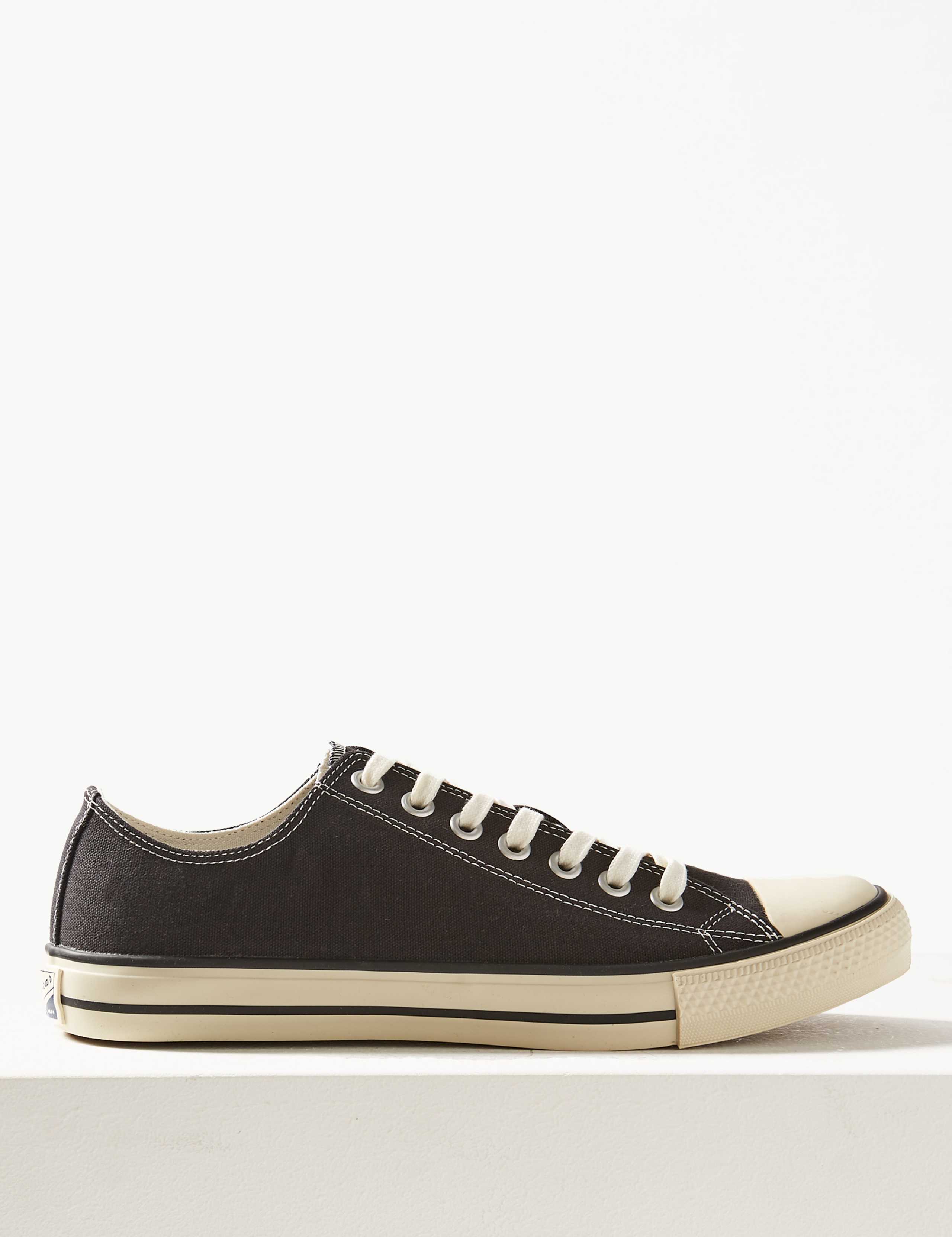 Canvas Lace-up Pumps 2 of 5