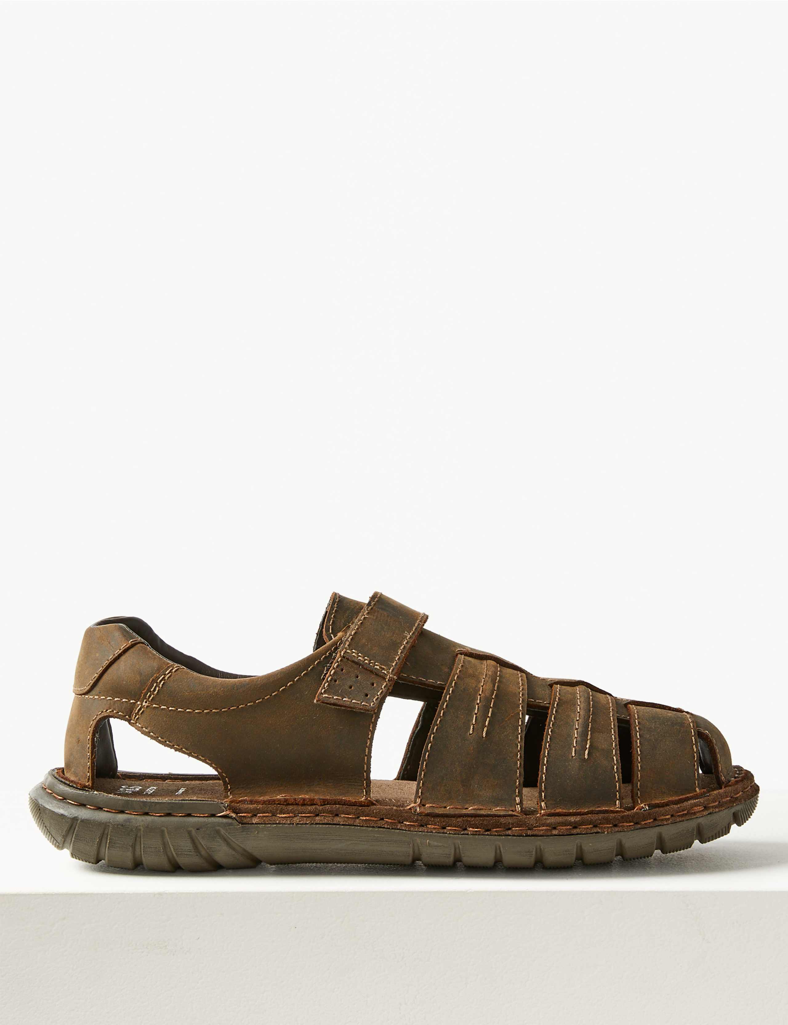 Leather Riptape Fisherman Sandals 2 of 5