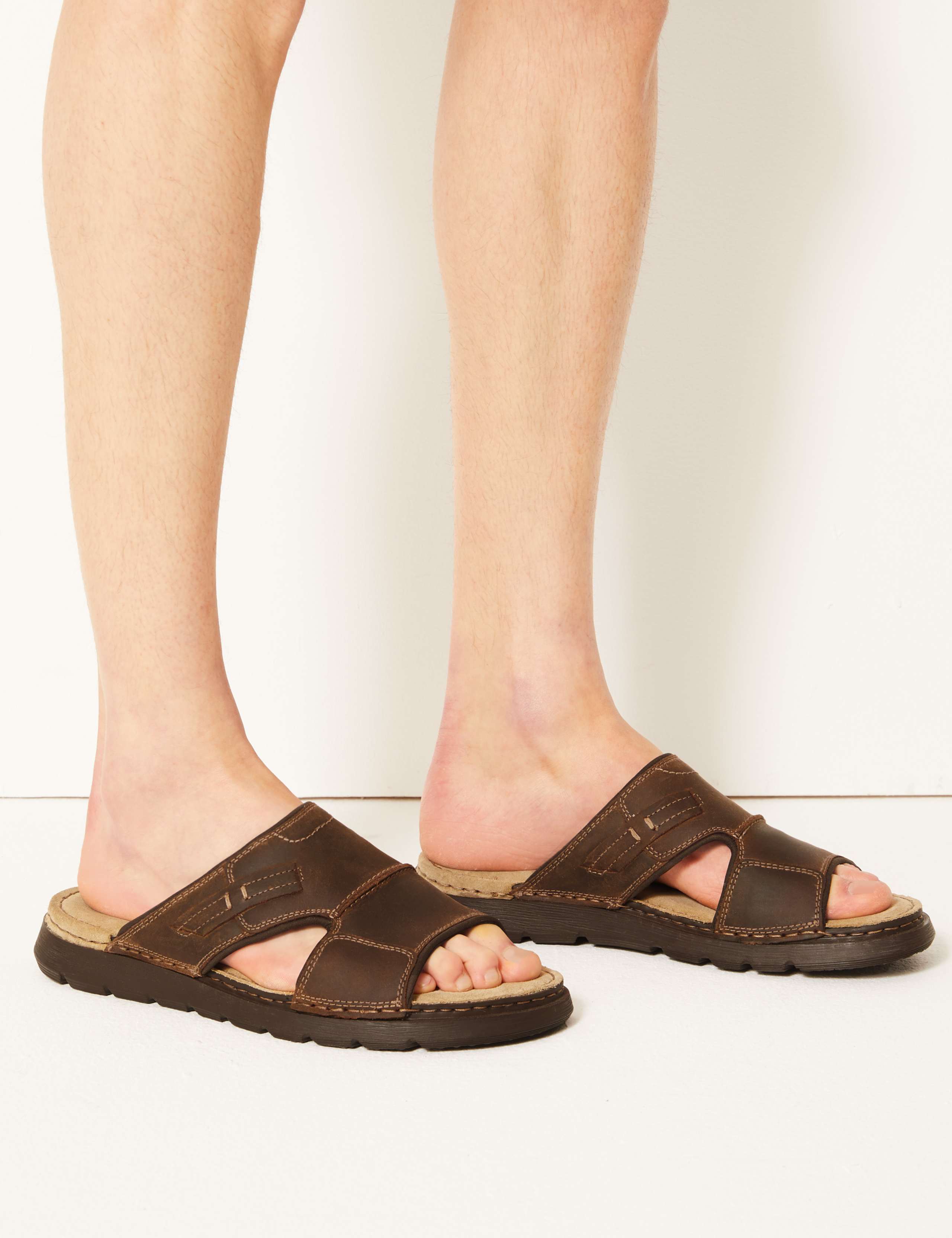Leather Mule Sandals 1 of 5