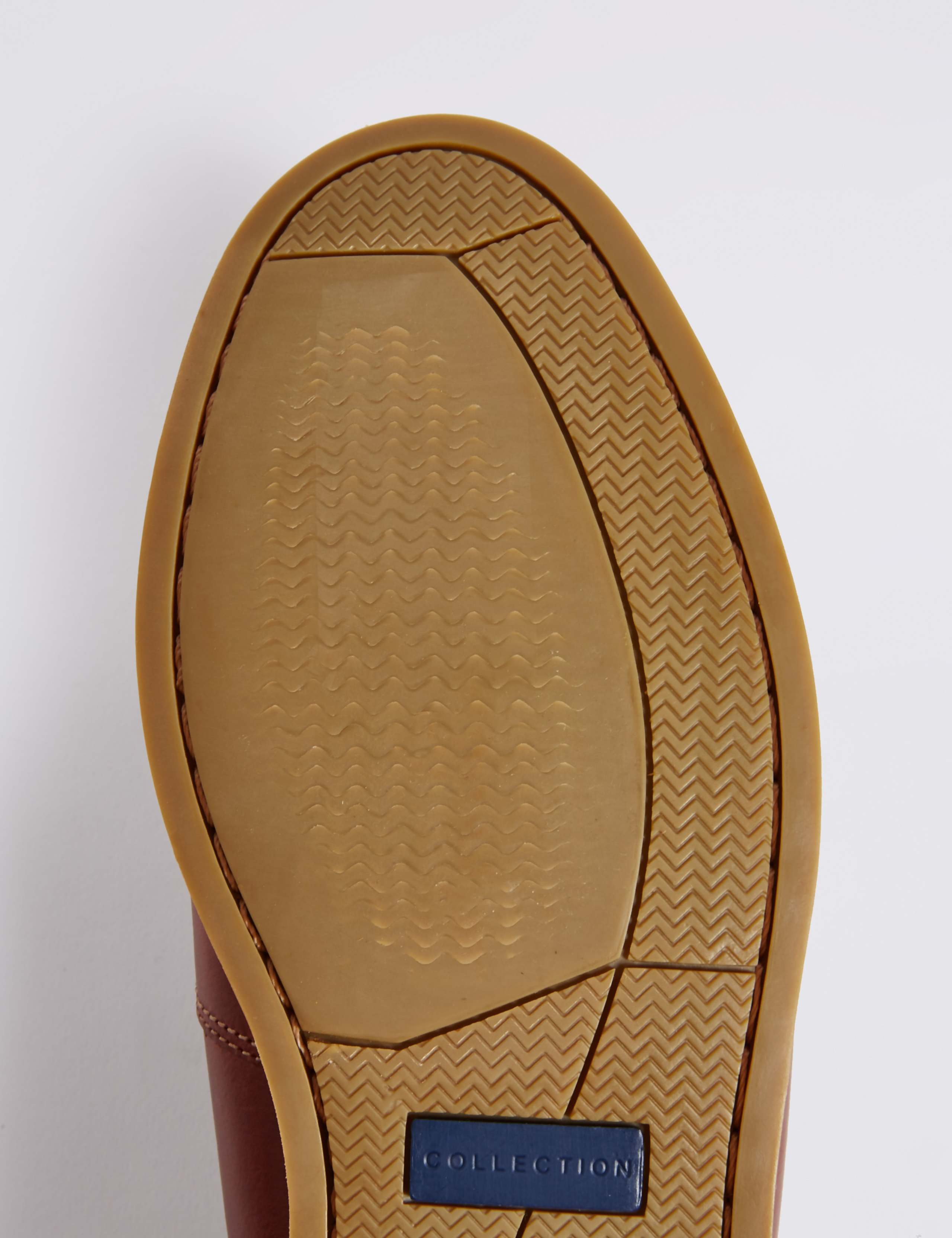 Big & Tall Leather Lace-up Boat Shoes 4 of 5