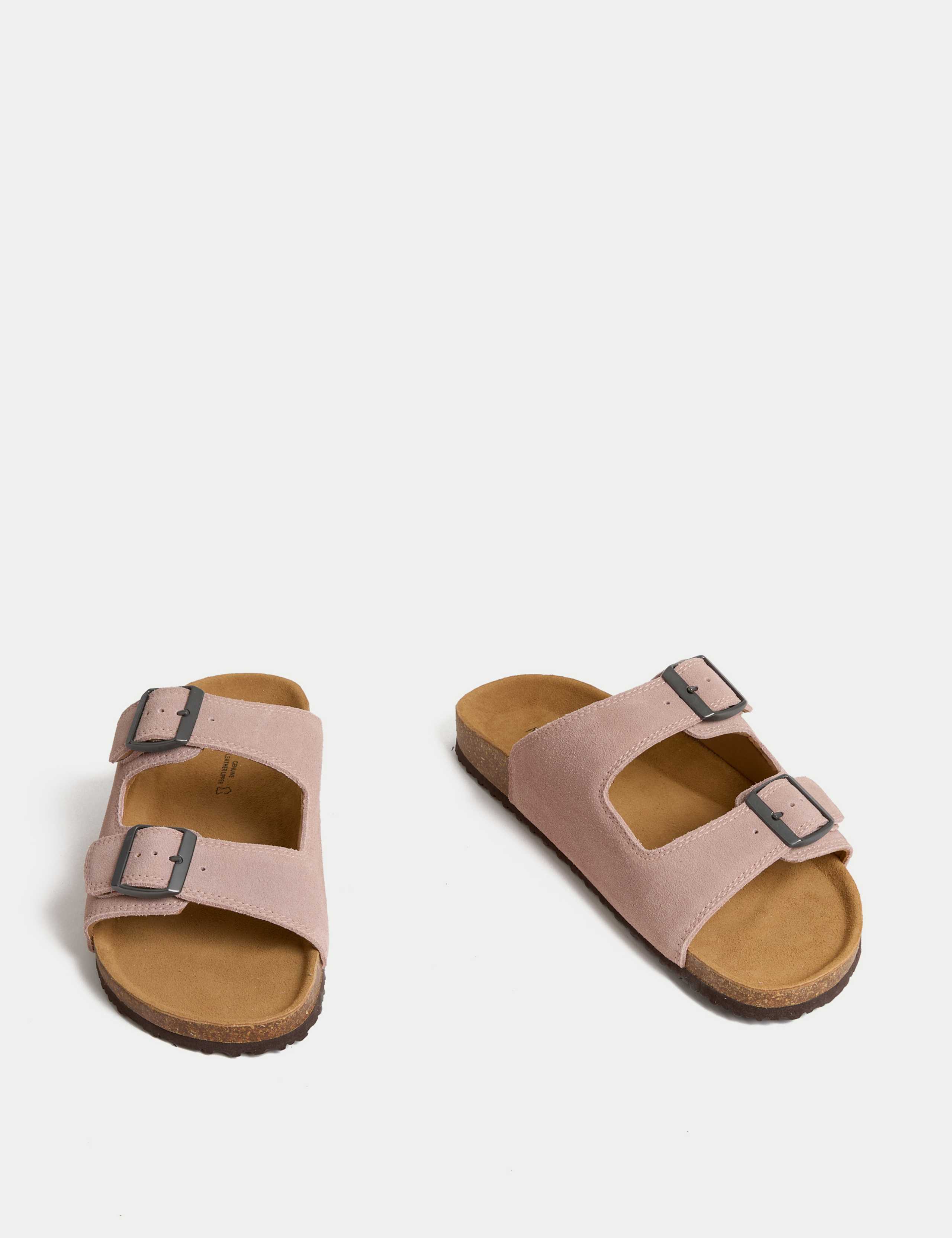 Suede Slip-On Corkbed Sandals 2 of 4