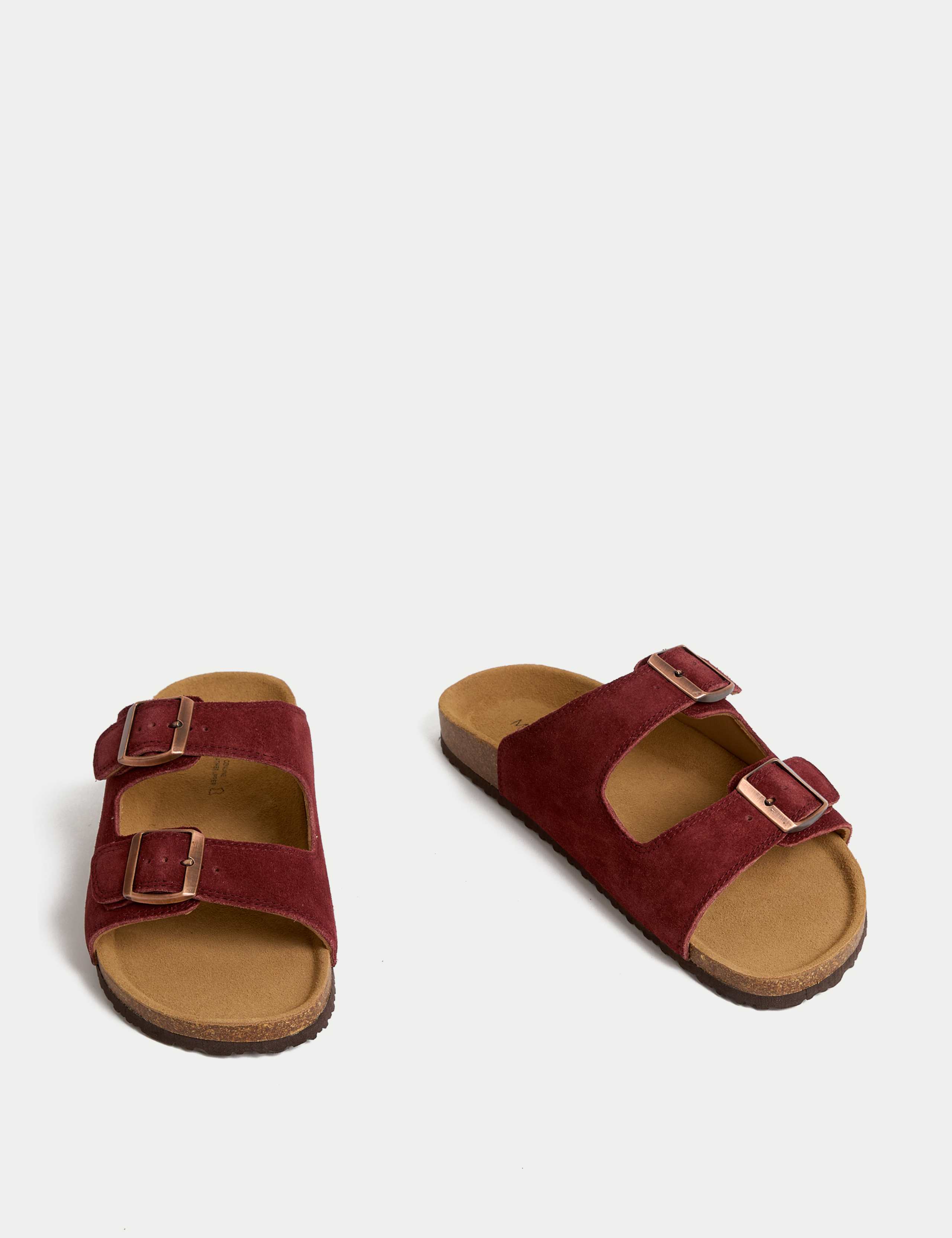 Suede Slip-On Corkbed Sandals 2 of 4