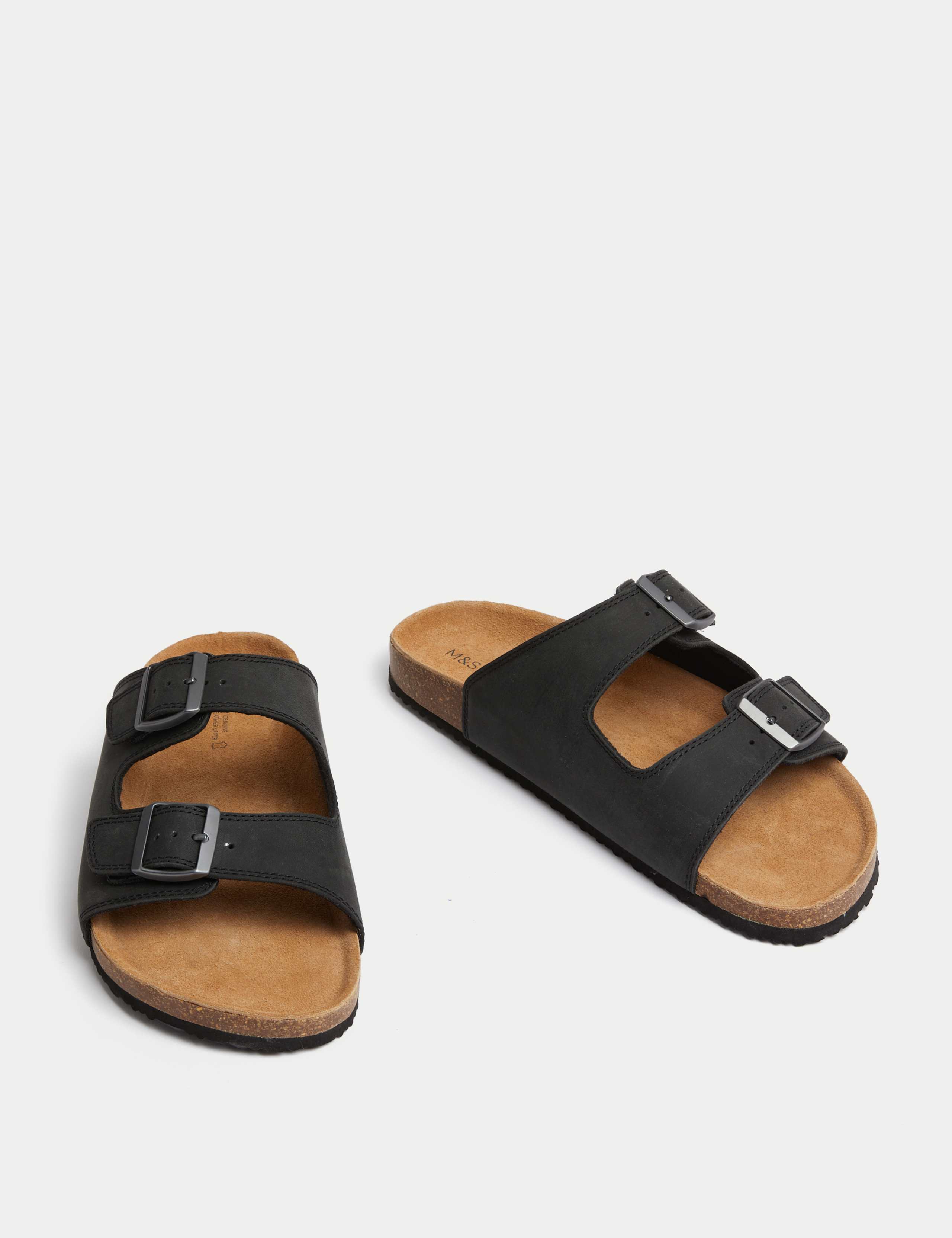 Leather Slip-On Sandals 2 of 4