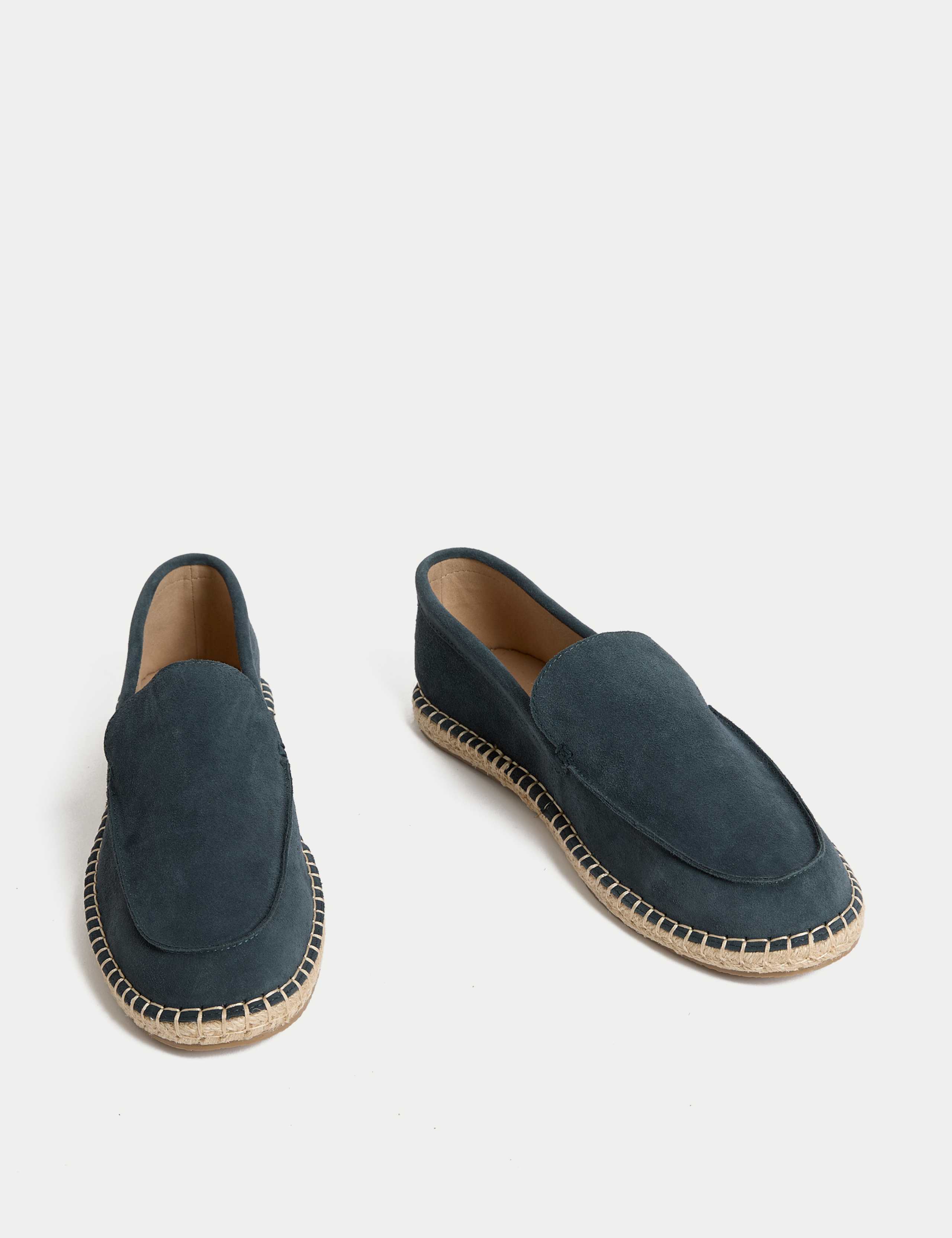 Suede Slip-On Espadrille Loafers 2 of 4