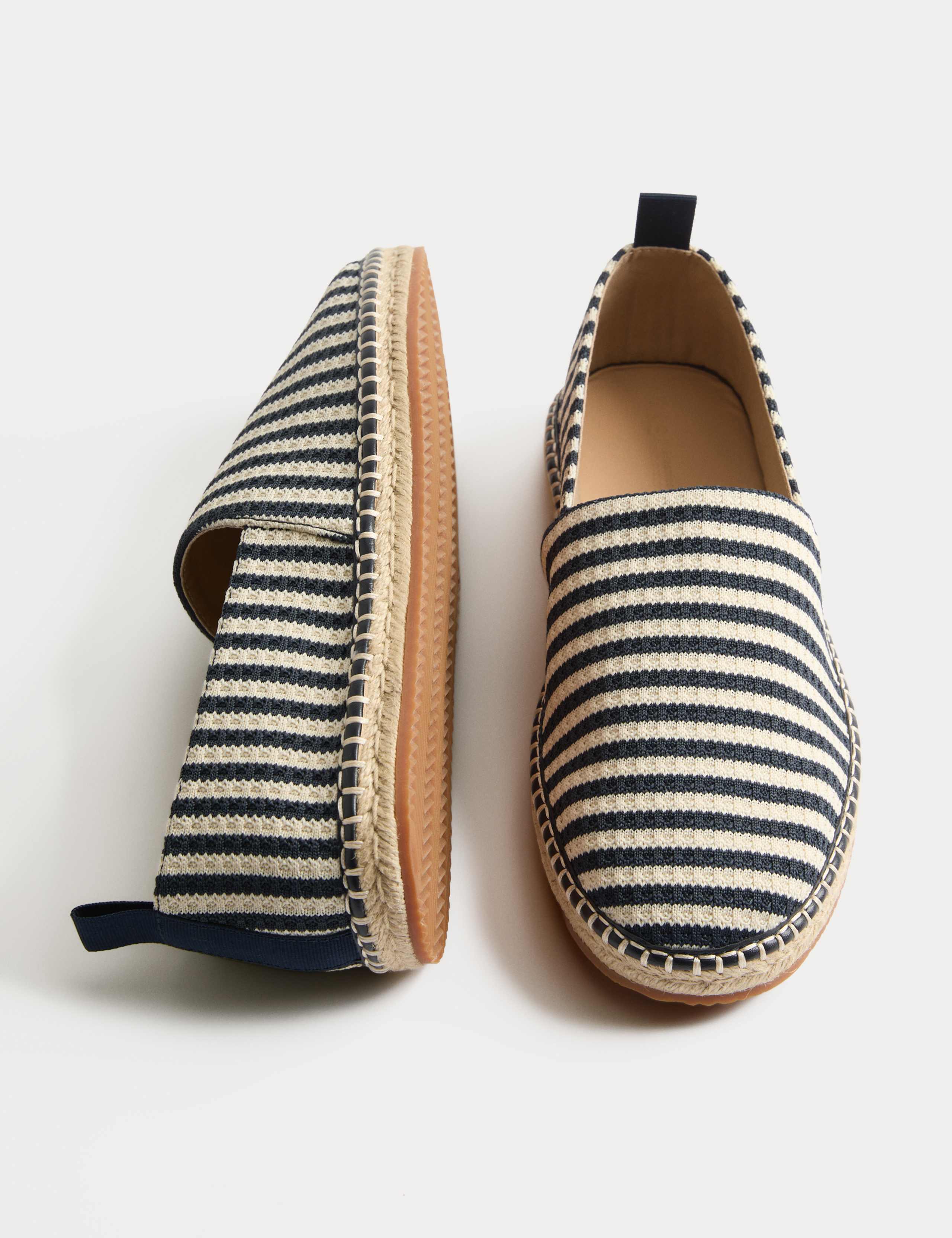 Jute Stripe Slip On Espadrilles 2 of 2