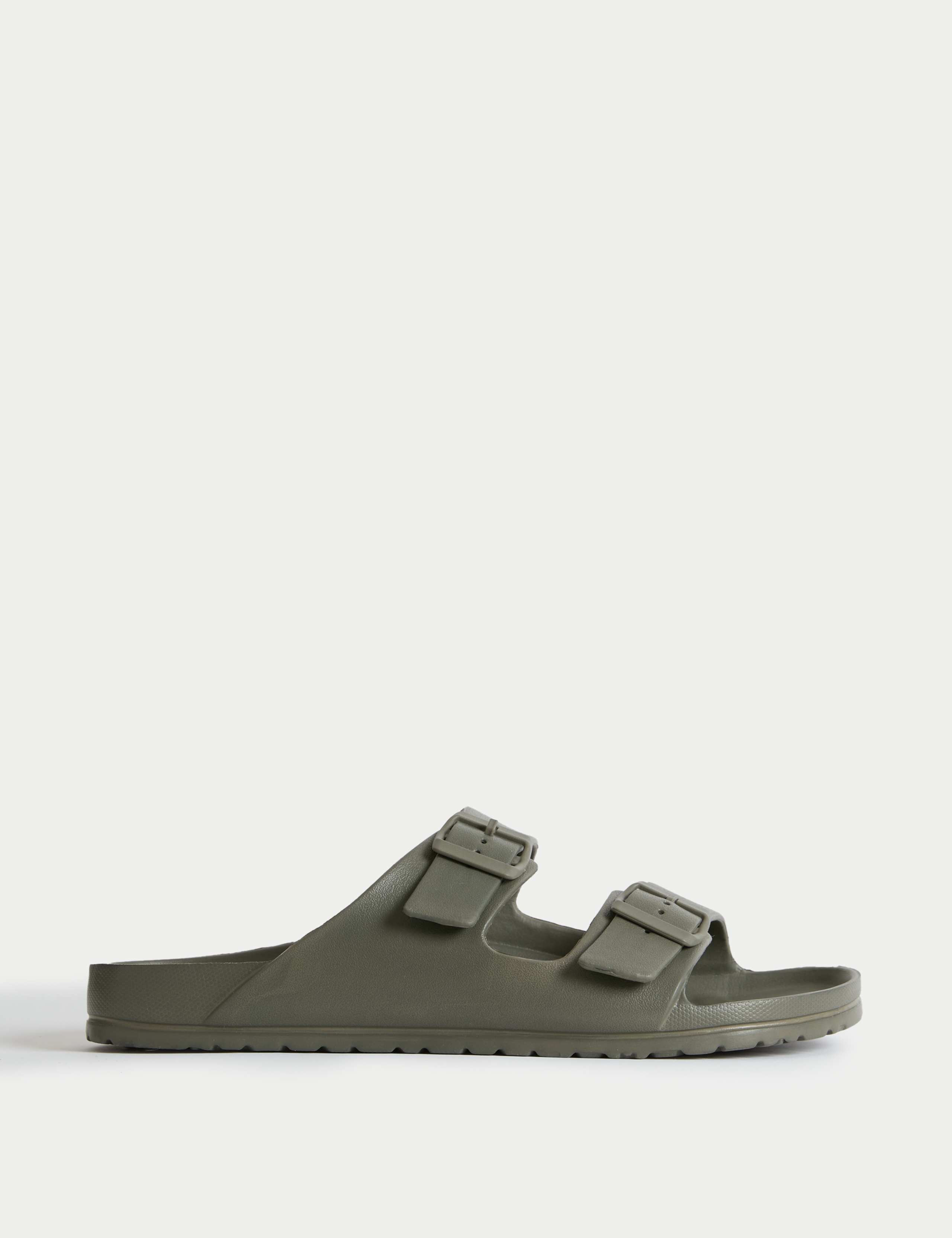 Moulded Footbed Two Strap Slider Sandals 1 of 4