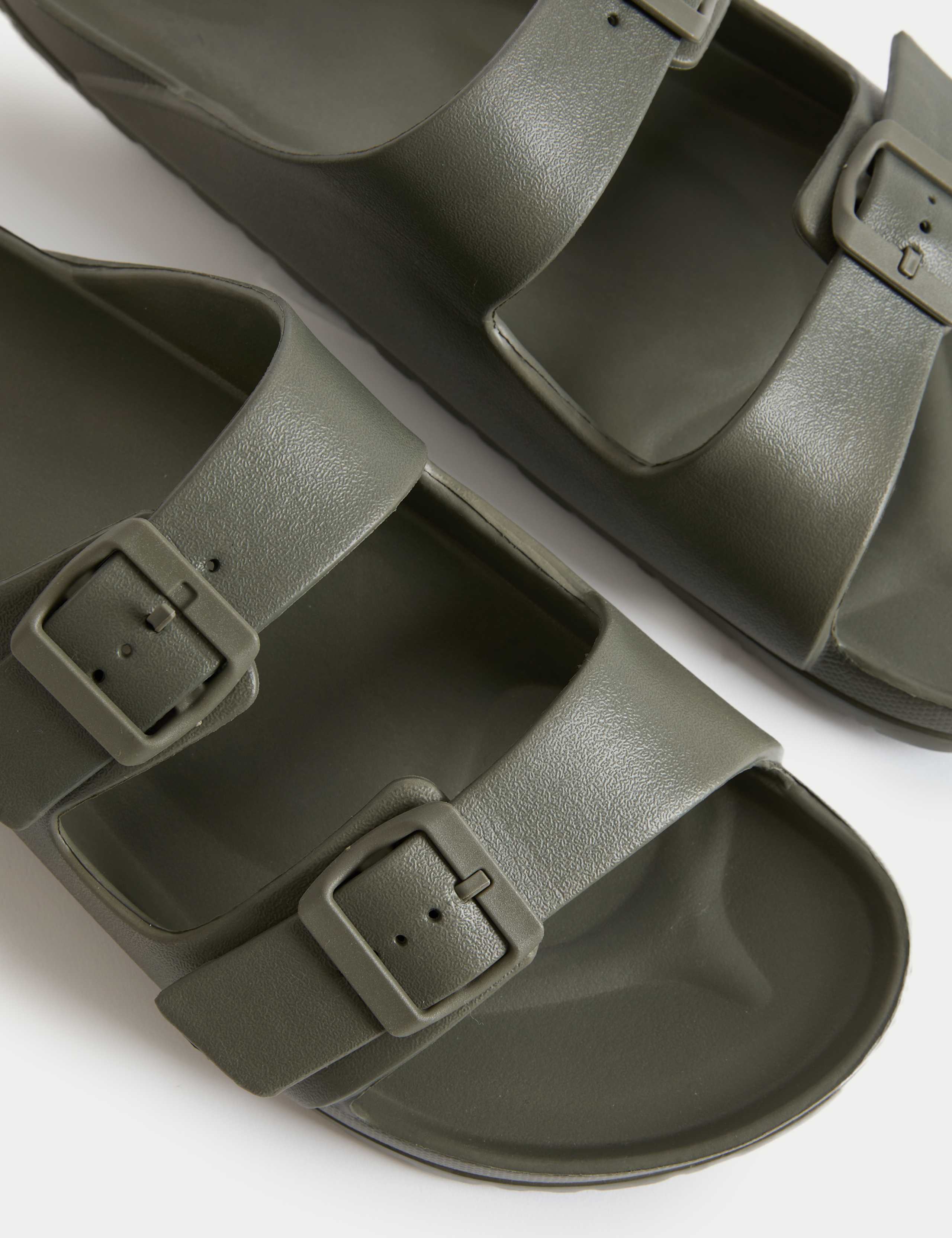 Moulded Footbed Two Strap Slider Sandals 3 of 4