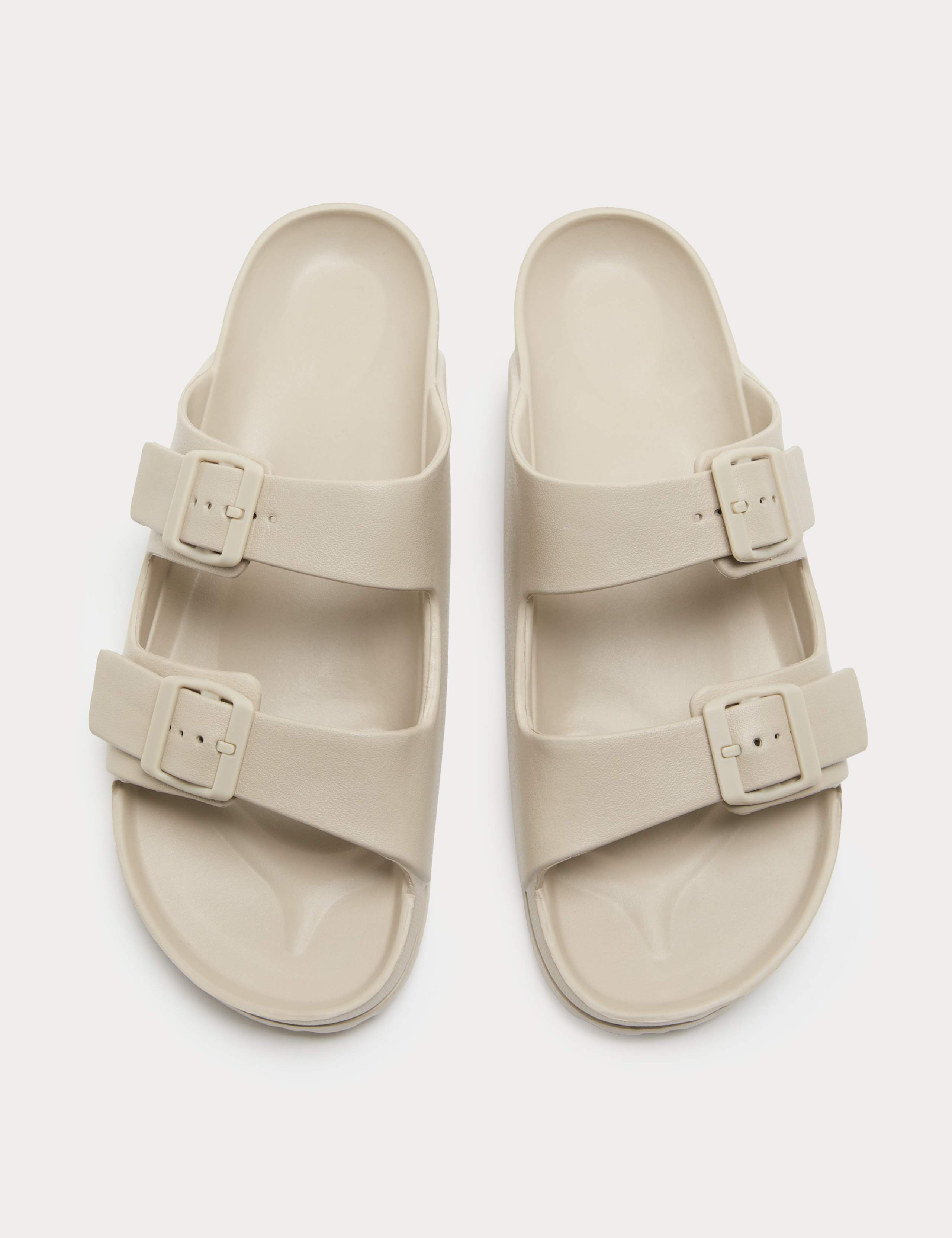 Moulded Footbed Two Strap Slider Sandals 2 of 3