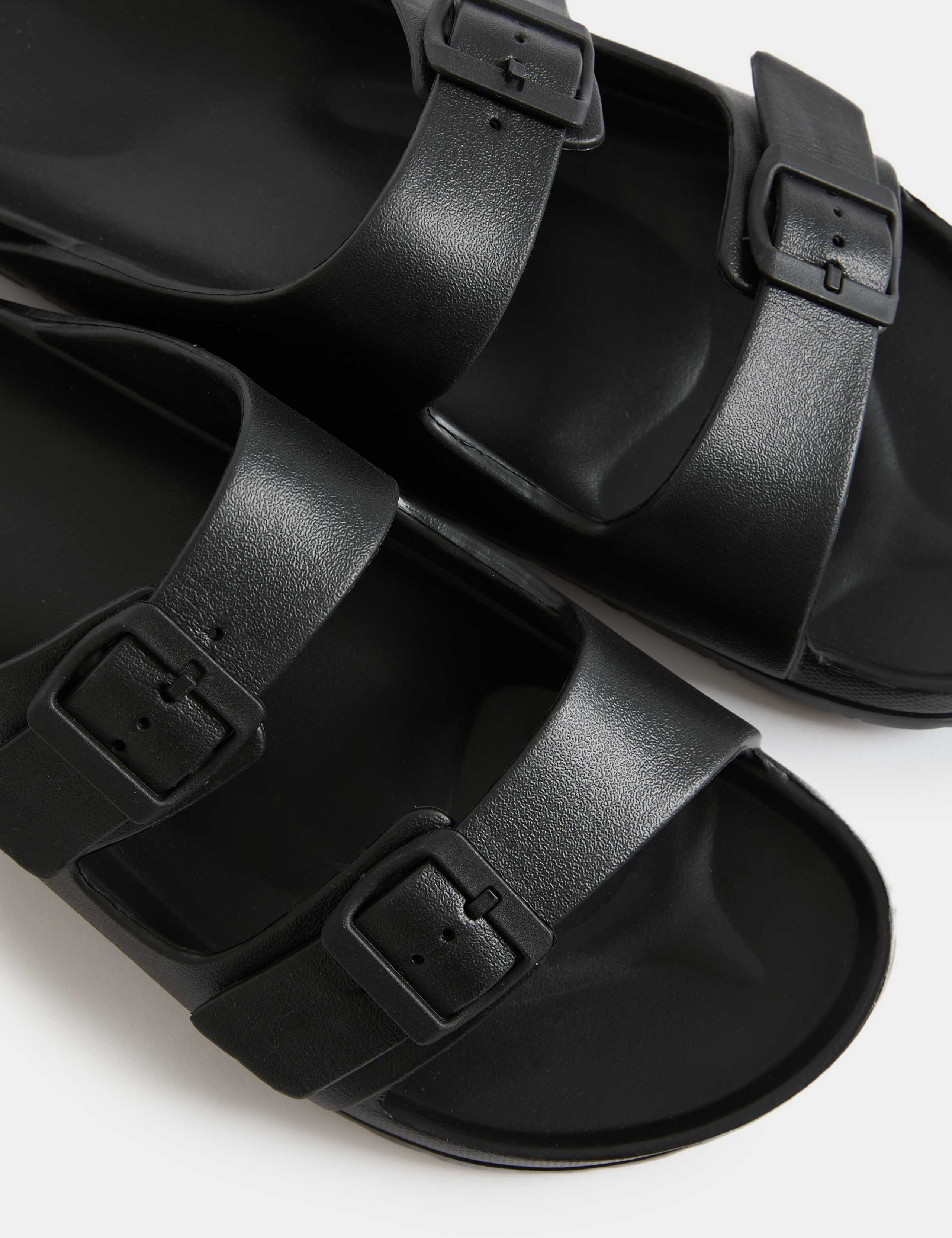 Moulded Footbed Two Strap Slider Sandals 3 of 4