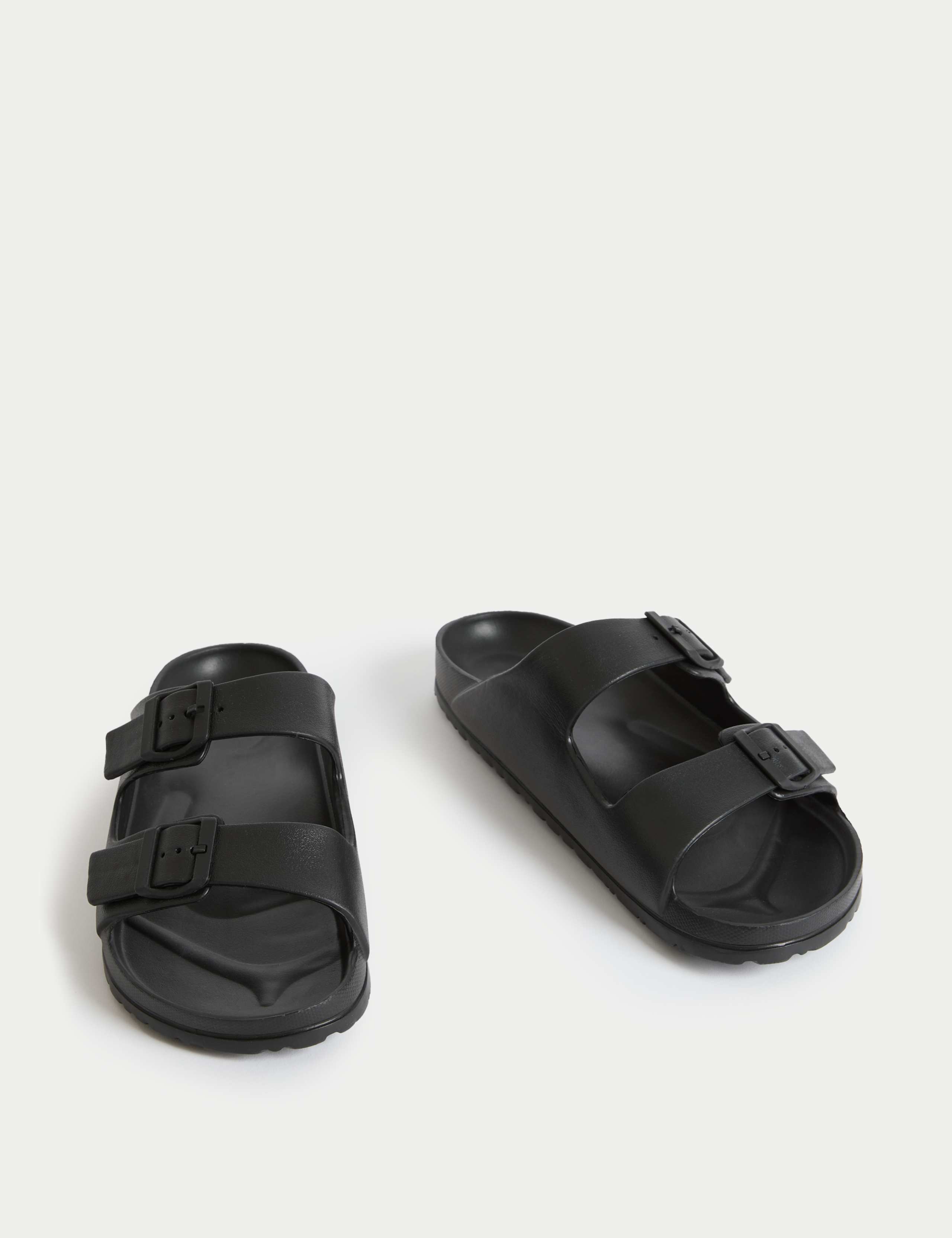 Moulded Footbed Two Strap Slider Sandals 2 of 4