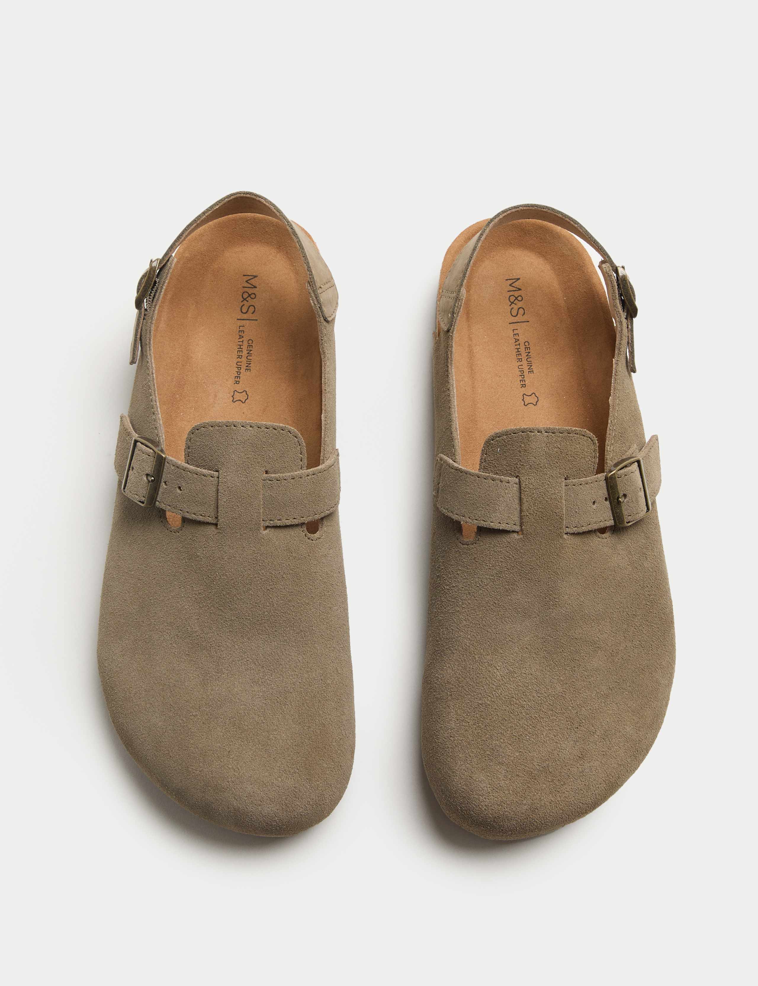 Suede Backstrap Mules 2 of 3