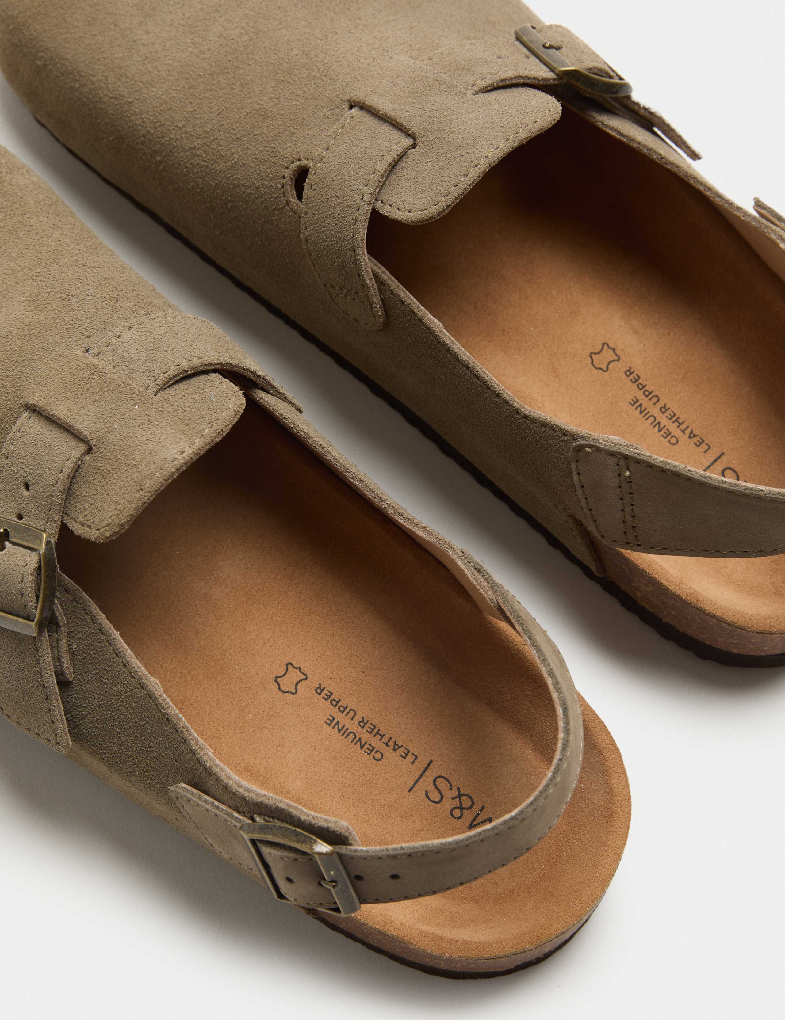 Suede Backstrap Mules 3 of 3