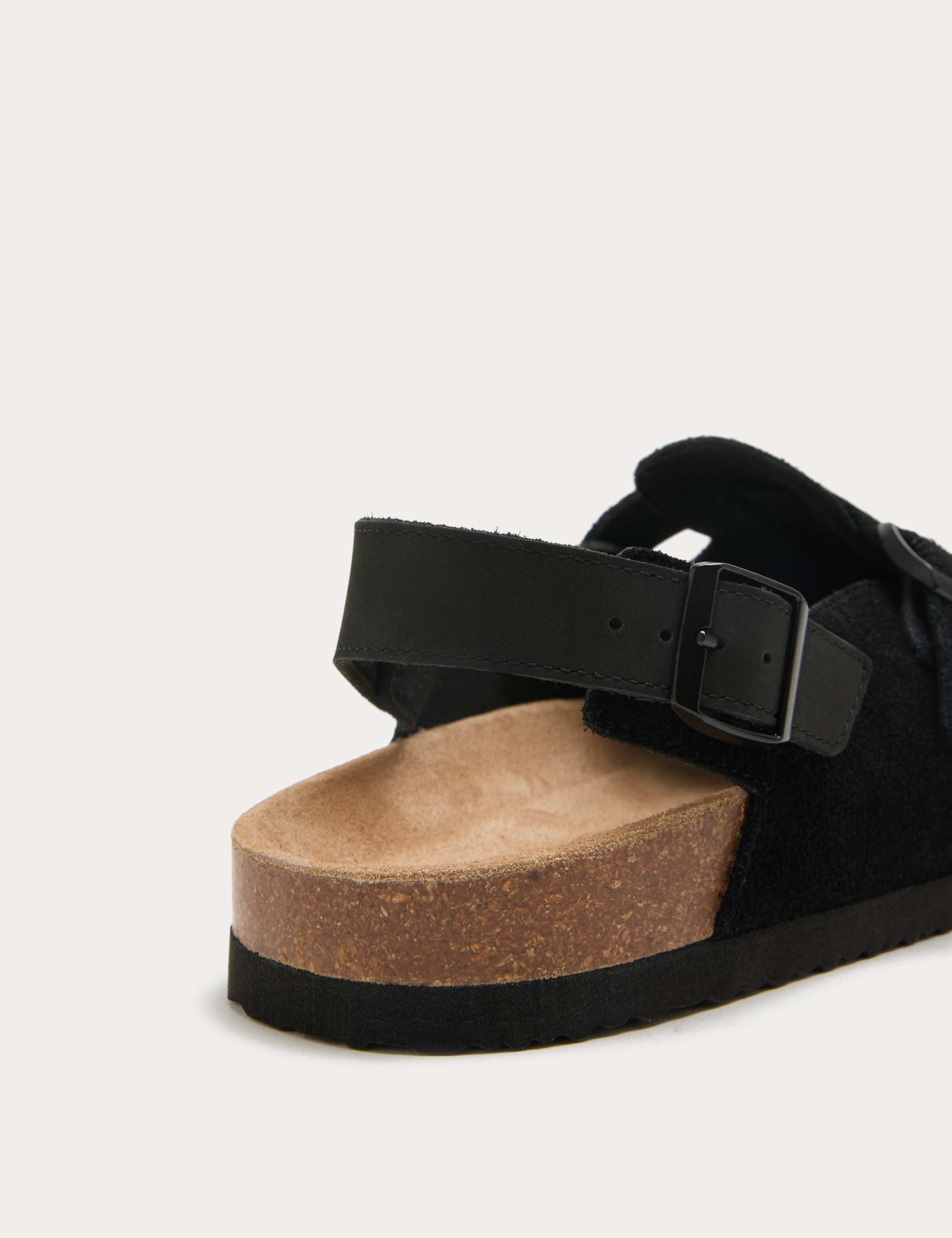 Suede Backstrap Mules 3 of 3