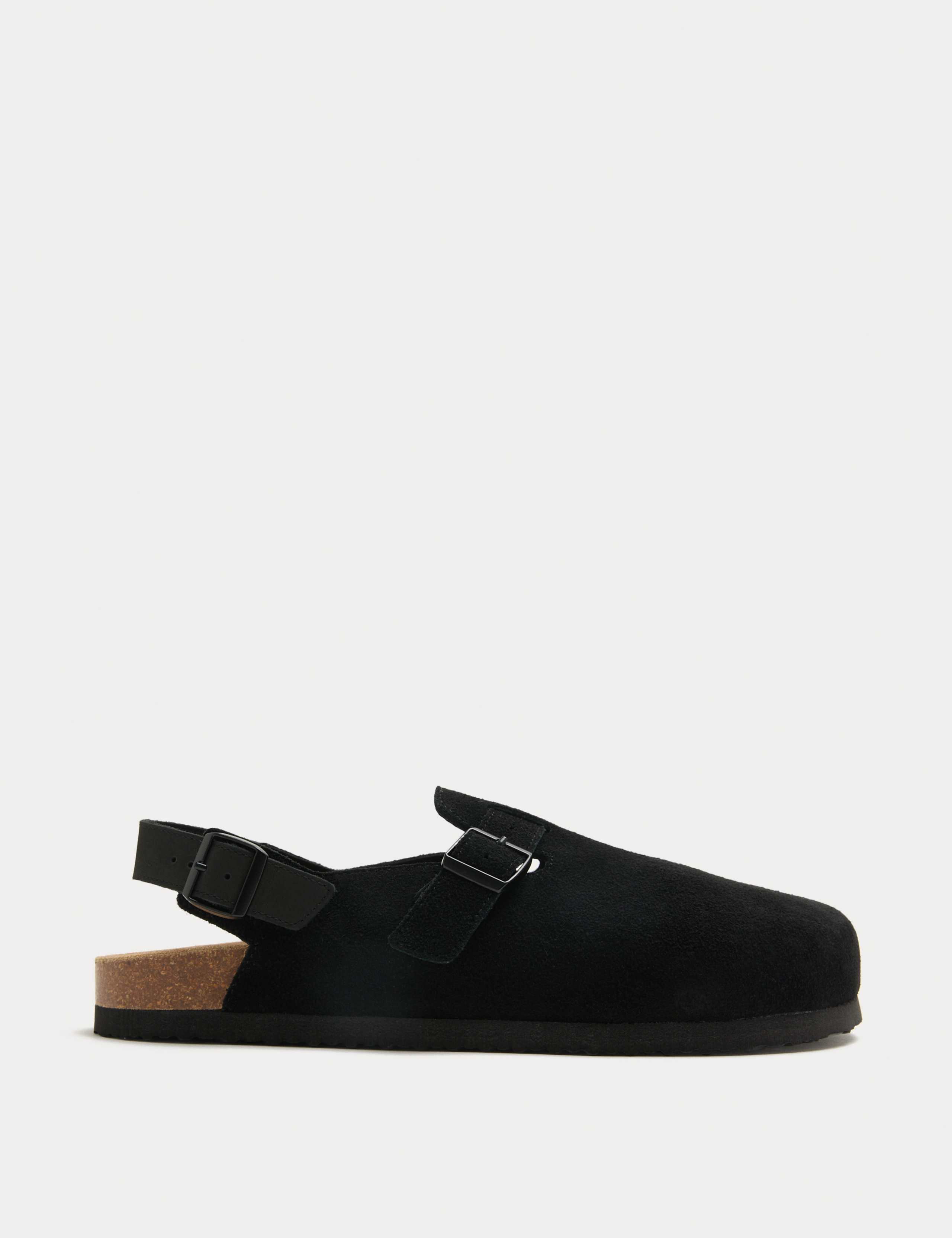 Suede Backstrap Mules 2 of 3