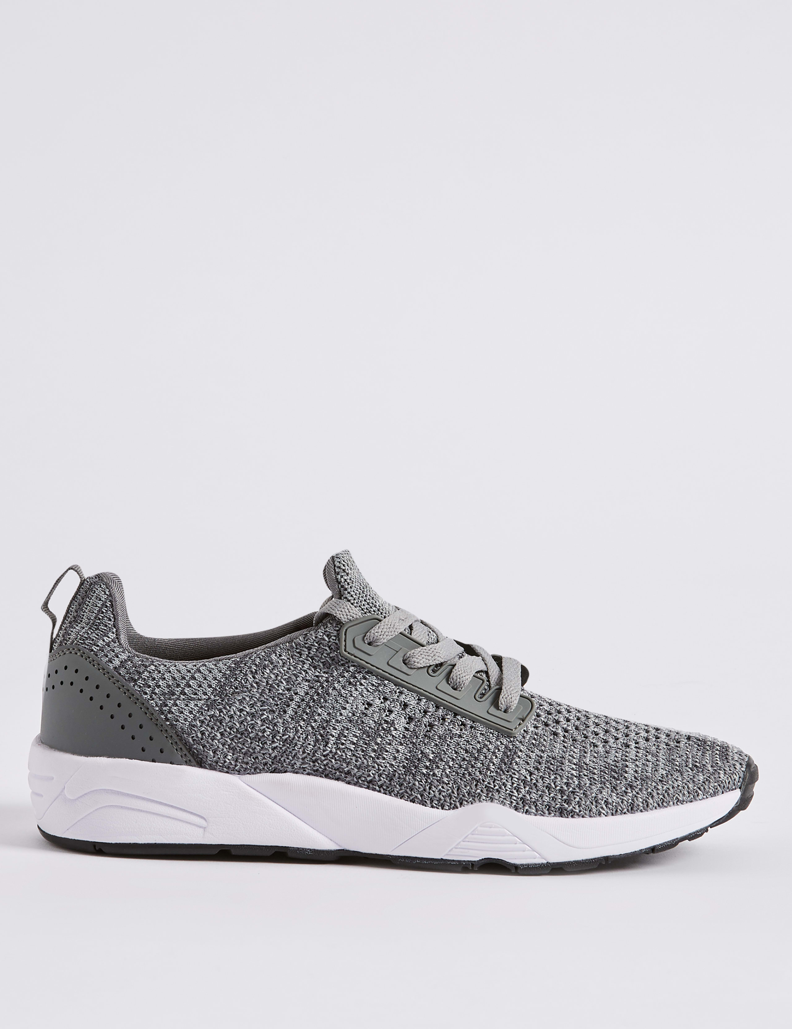 Knitted Lace-up Trainers 2 of 6