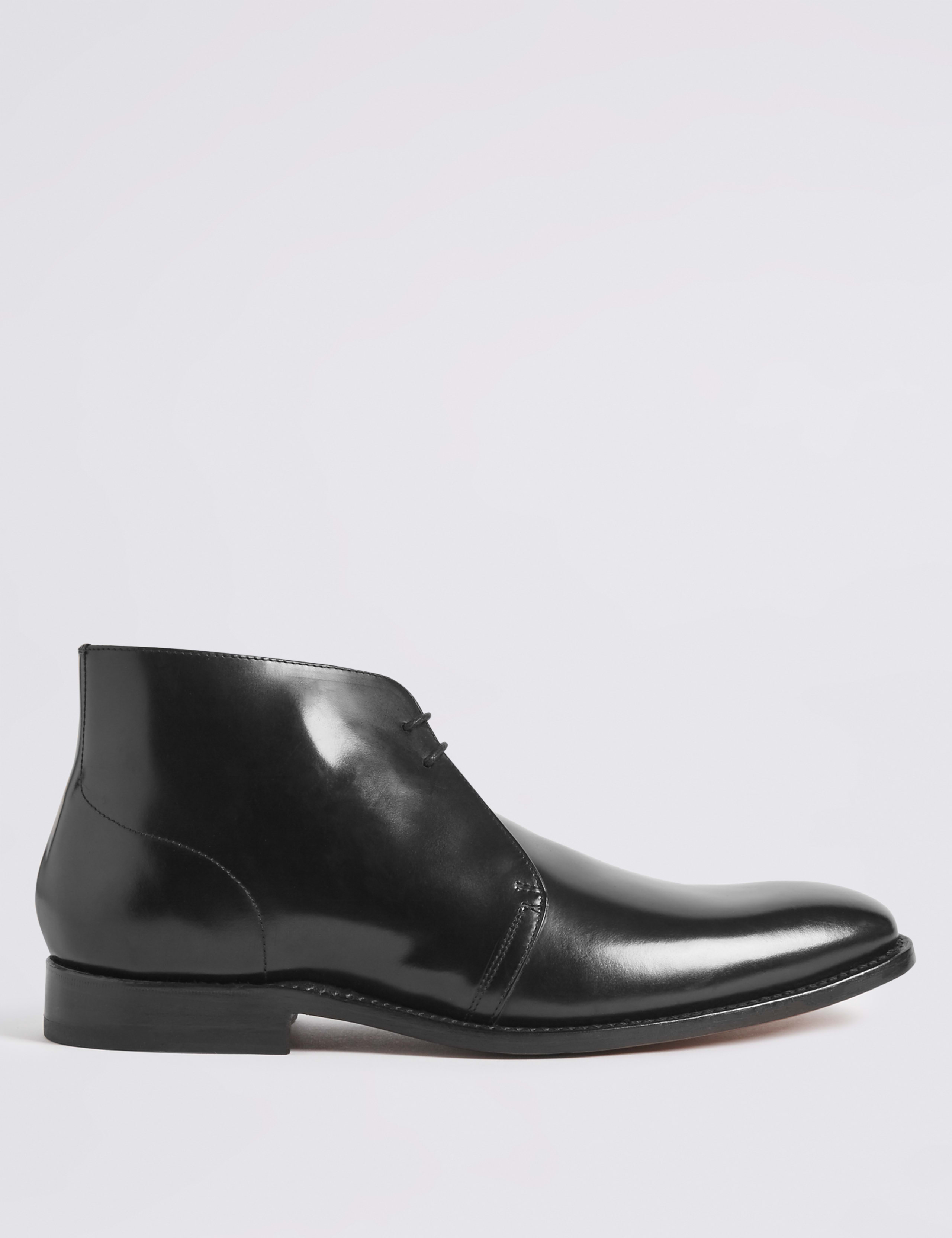 Leather Lace-up Chukka Boots 2 of 6