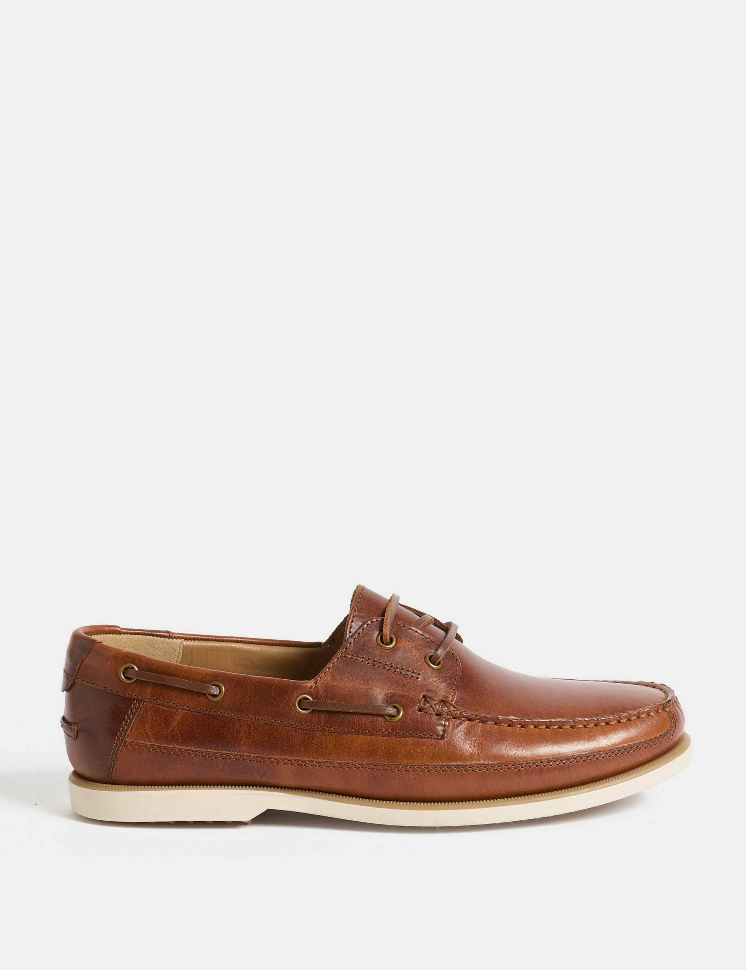 Leather Boat Shoes 1 of 4