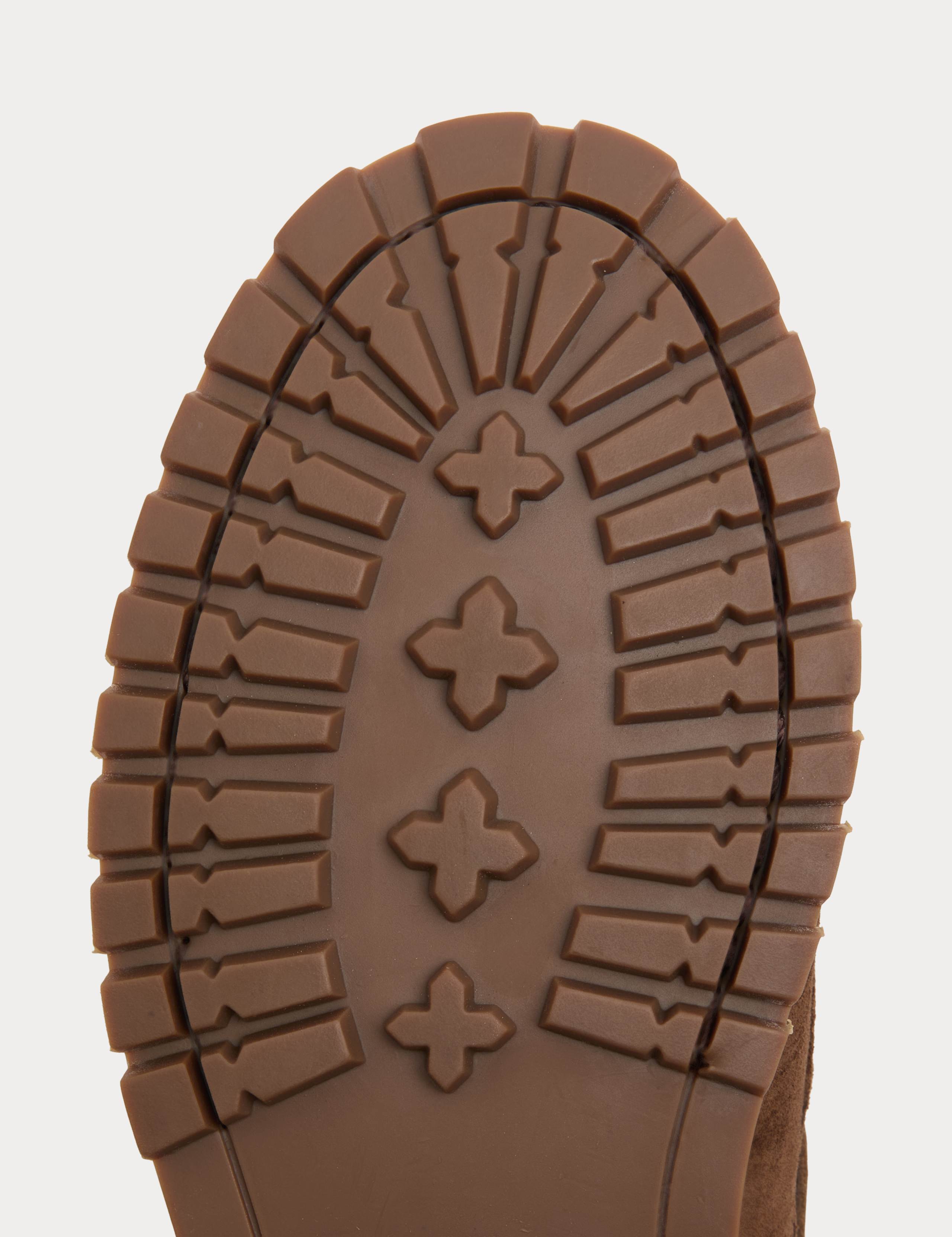 Chunky Sole Suede Deck Shoes 4 of 4