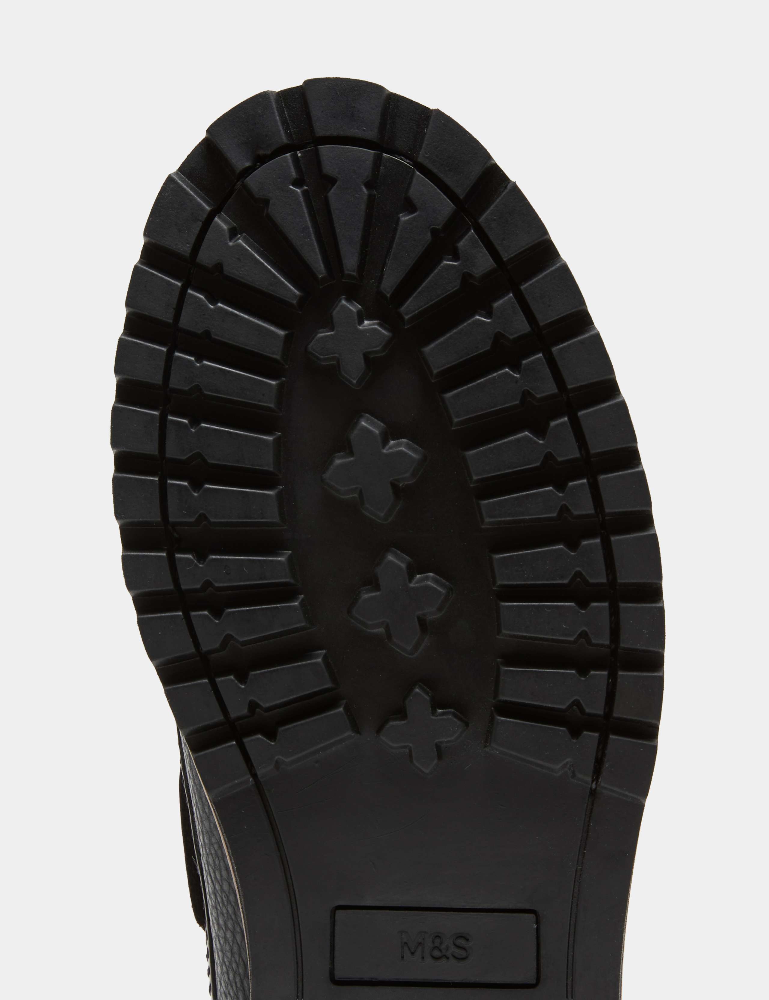 Chunky Sole Leather Deck Shoes 4 of 4
