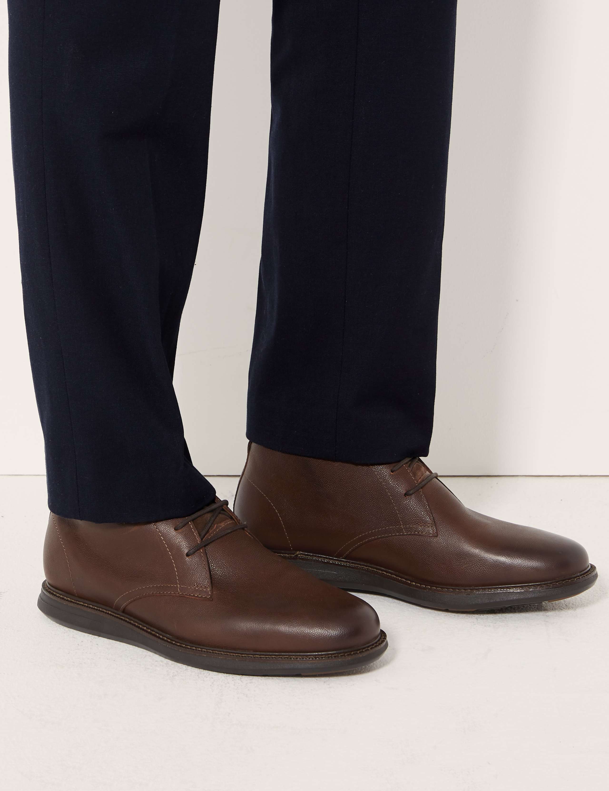 Leather Lace-up Derby Shoes 1 of 6