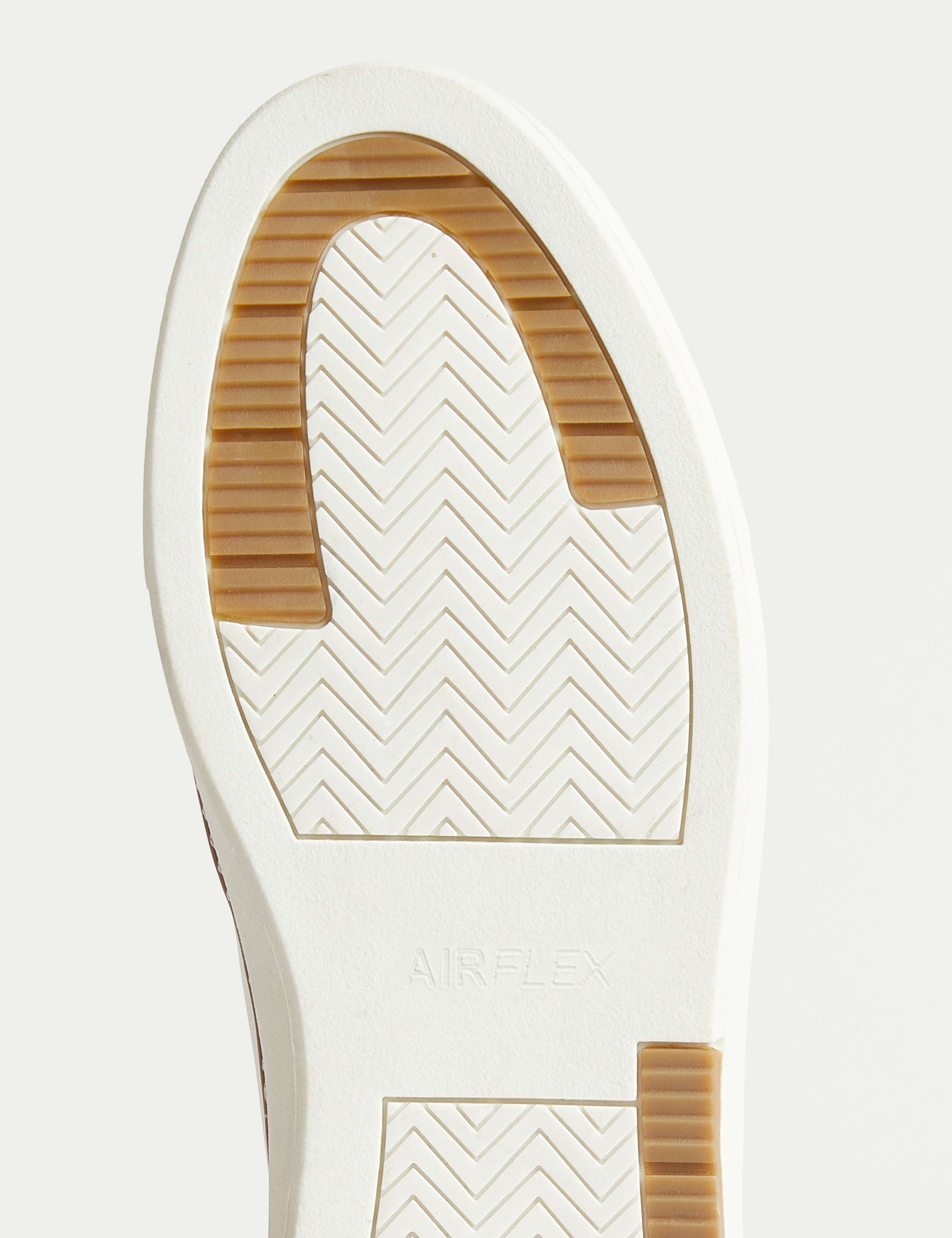 Airflex™ Leather Lace Up Trainers 4 of 4