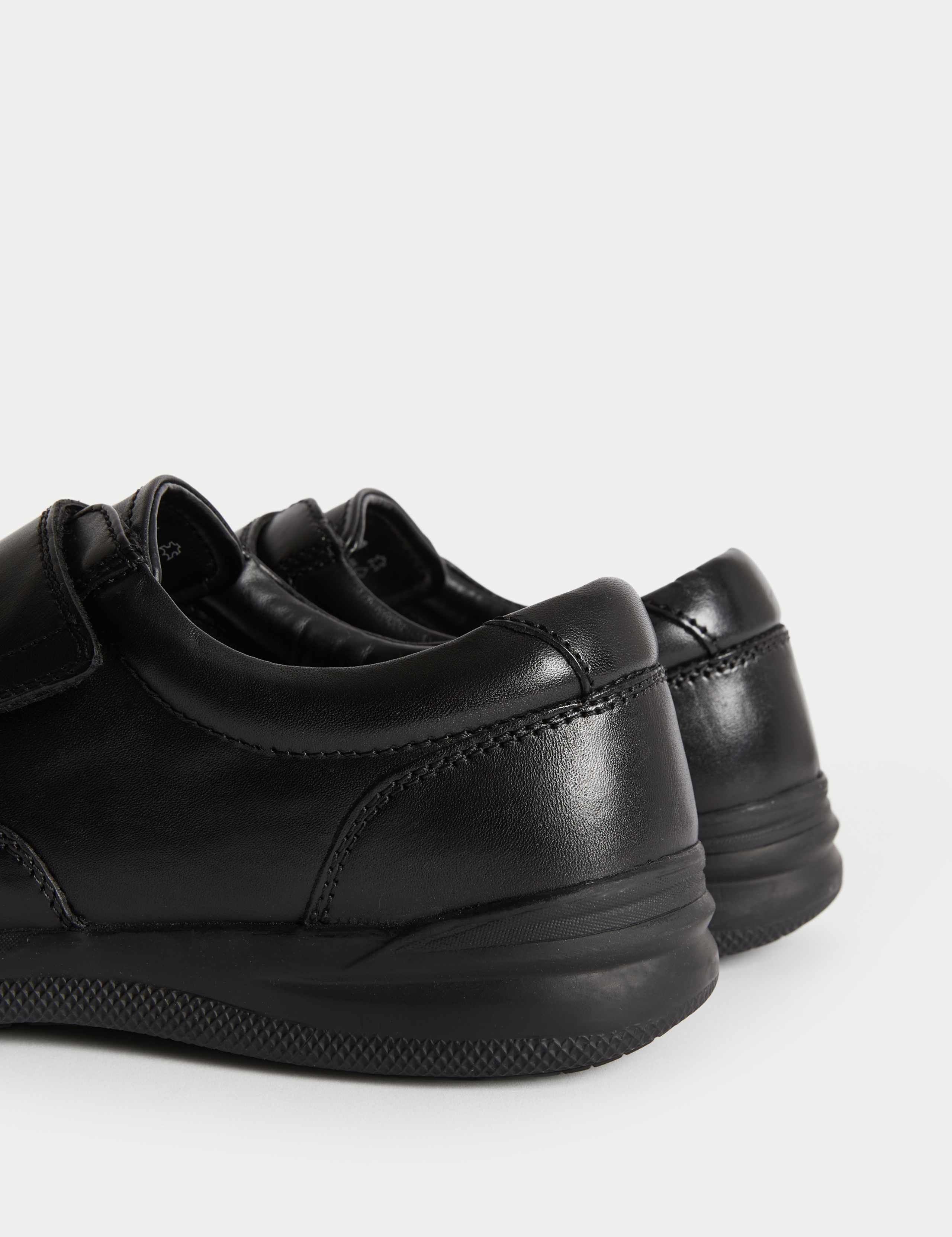 Wide Fit Leather Riptape Shoes 3 of 4