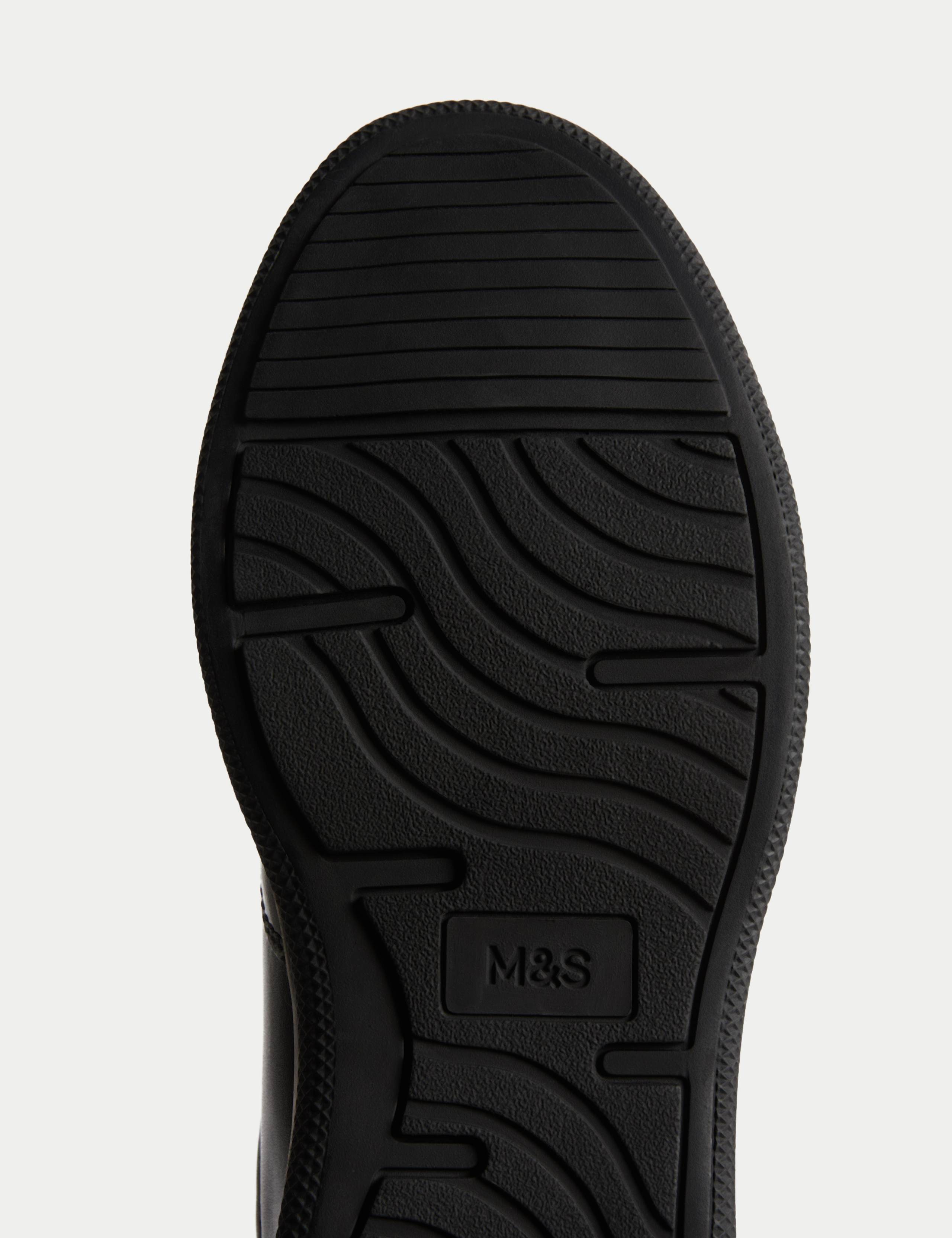 Wide Fit Leather Riptape Shoes 4 of 4