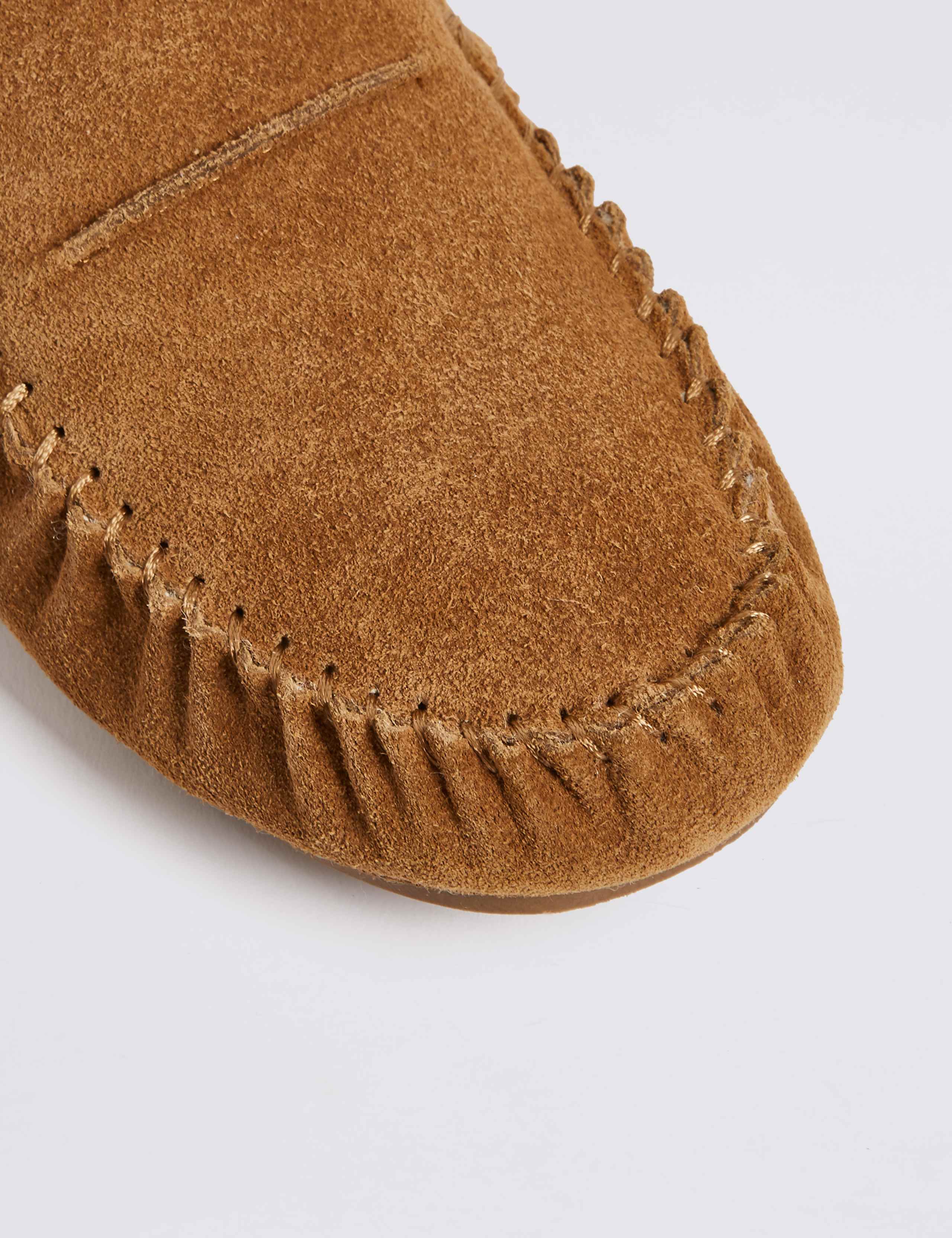 Shearling Moccasin Slippers 5 of 5