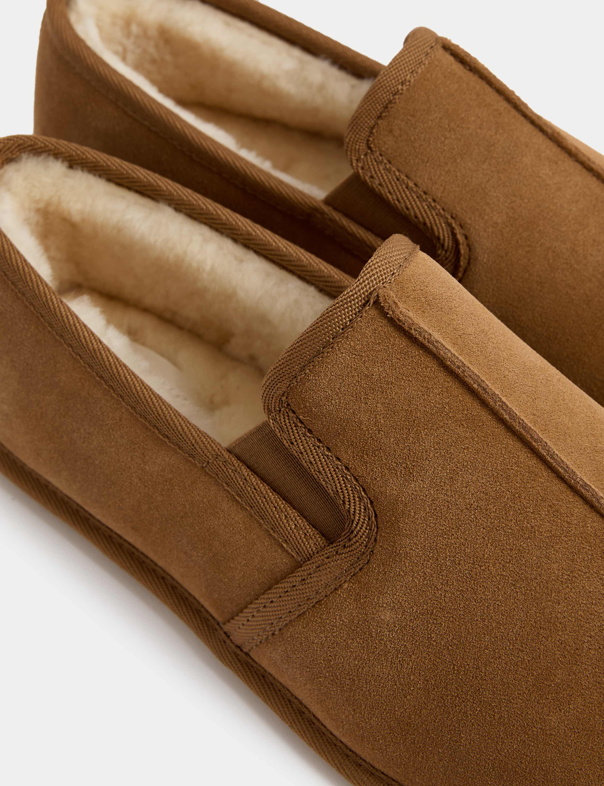 Suede Moccasin Slippers with Freshfeet™ 3 of 4