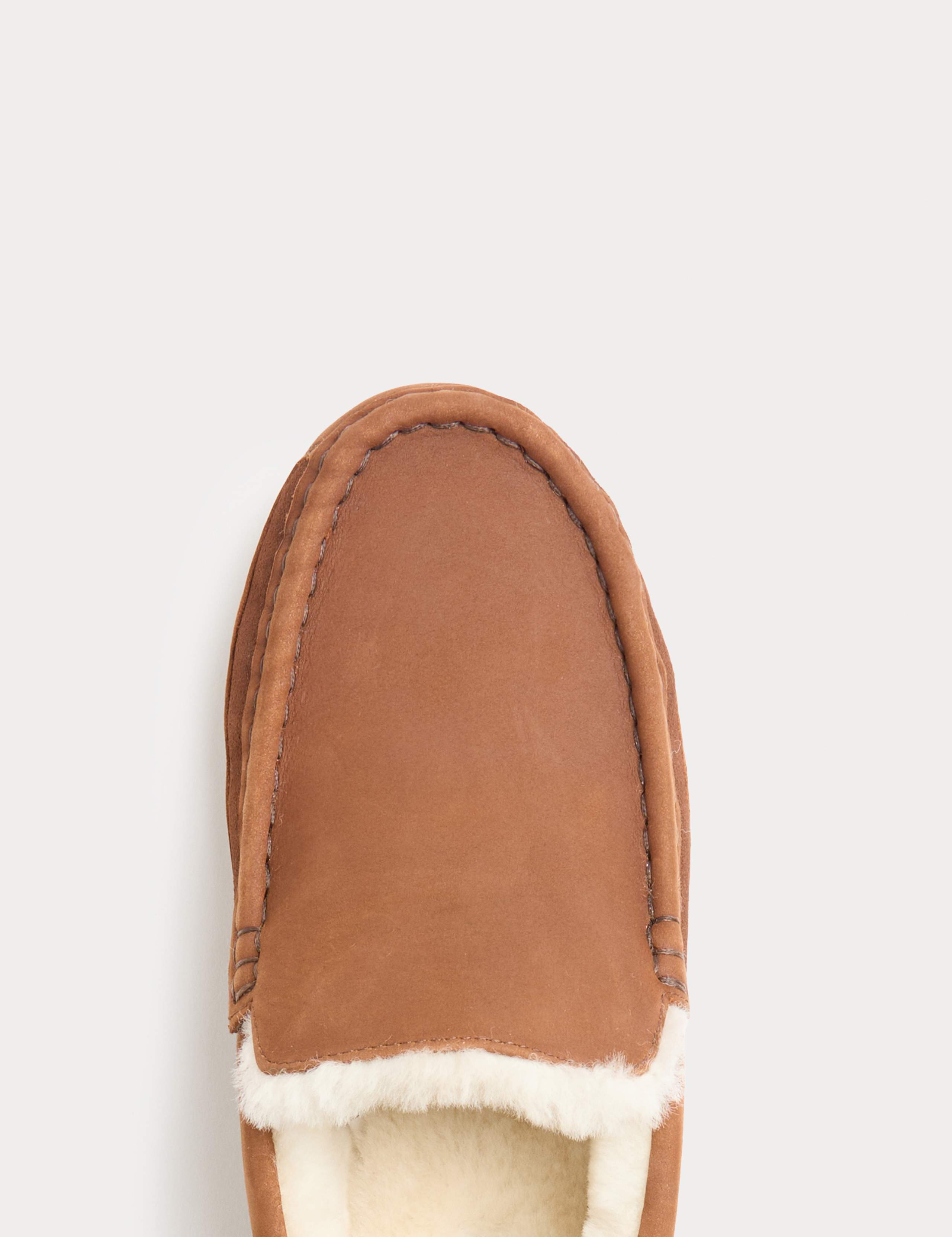 Leather Shearling Freshfeet™ Moccasin Slippers 3 of 3
