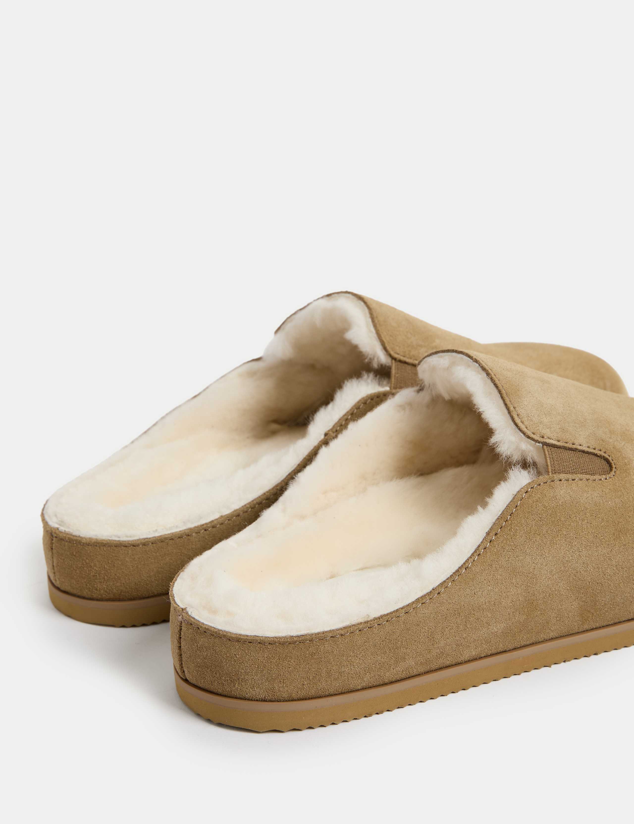 Suede Shearling Mule Slippers with Freshfeet™ 3 of 4