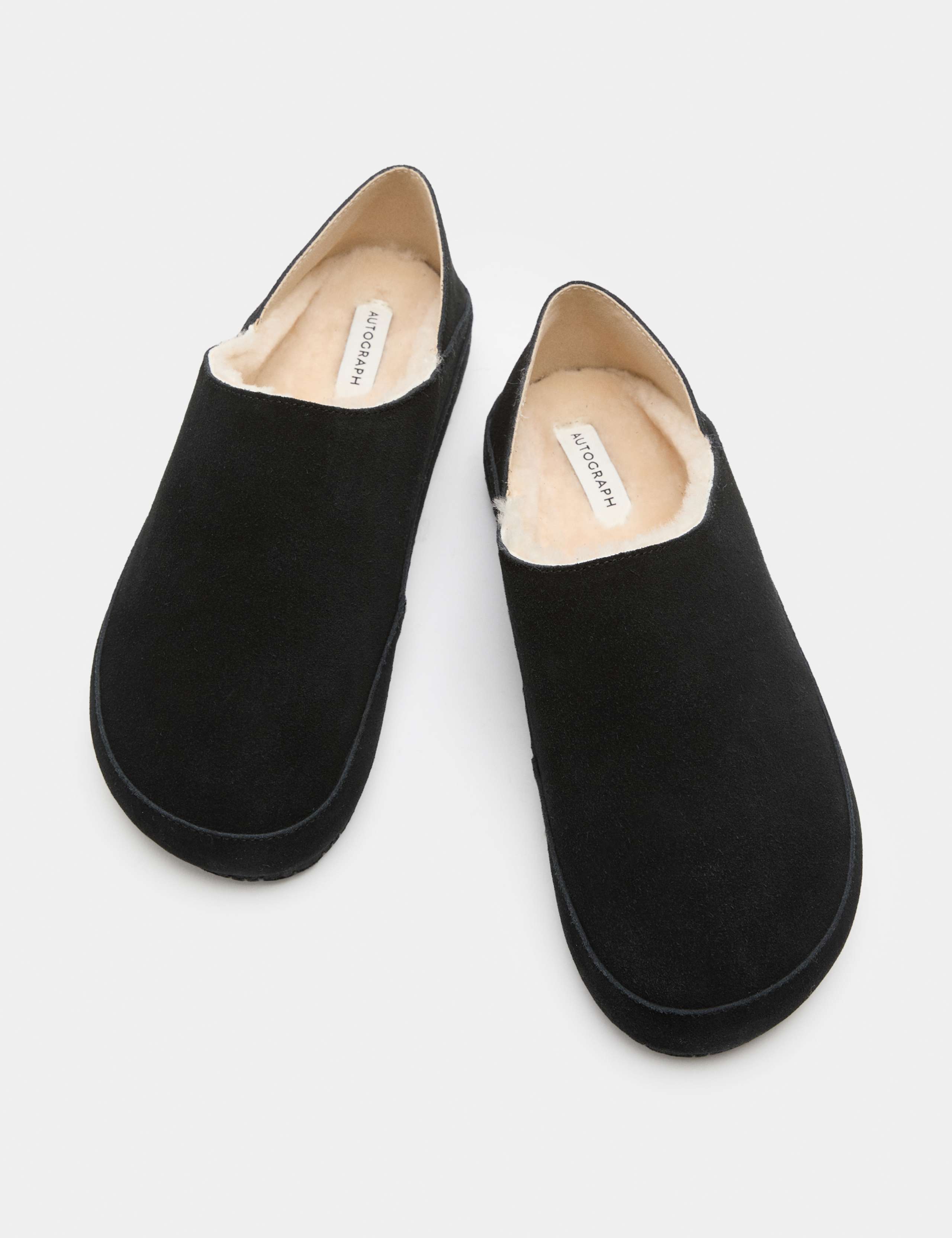 Suede Mule Slippers with Freshfeet™ 2 of 3
