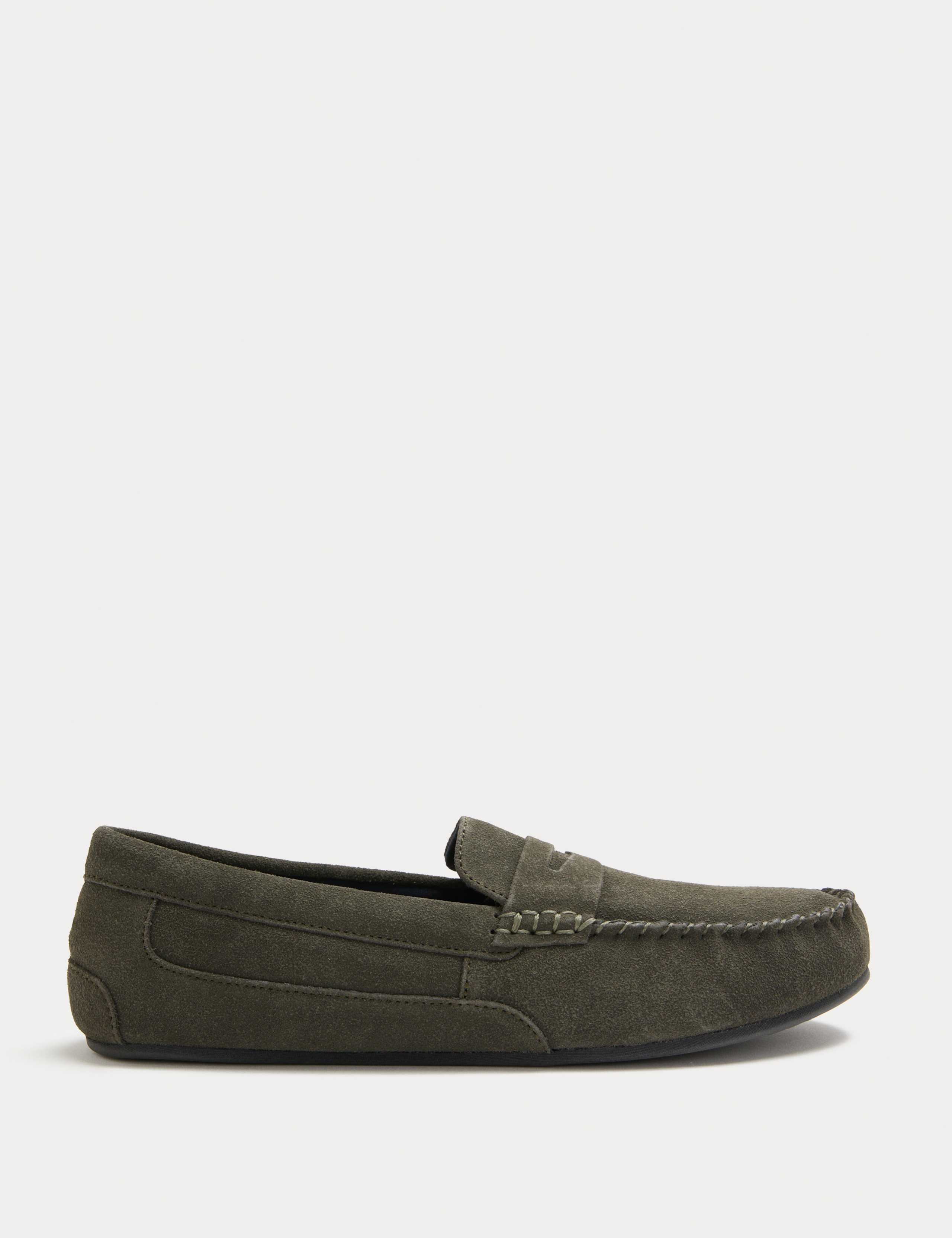 Suede Moccasin Slippers with Freshfeet™ 2 of 3