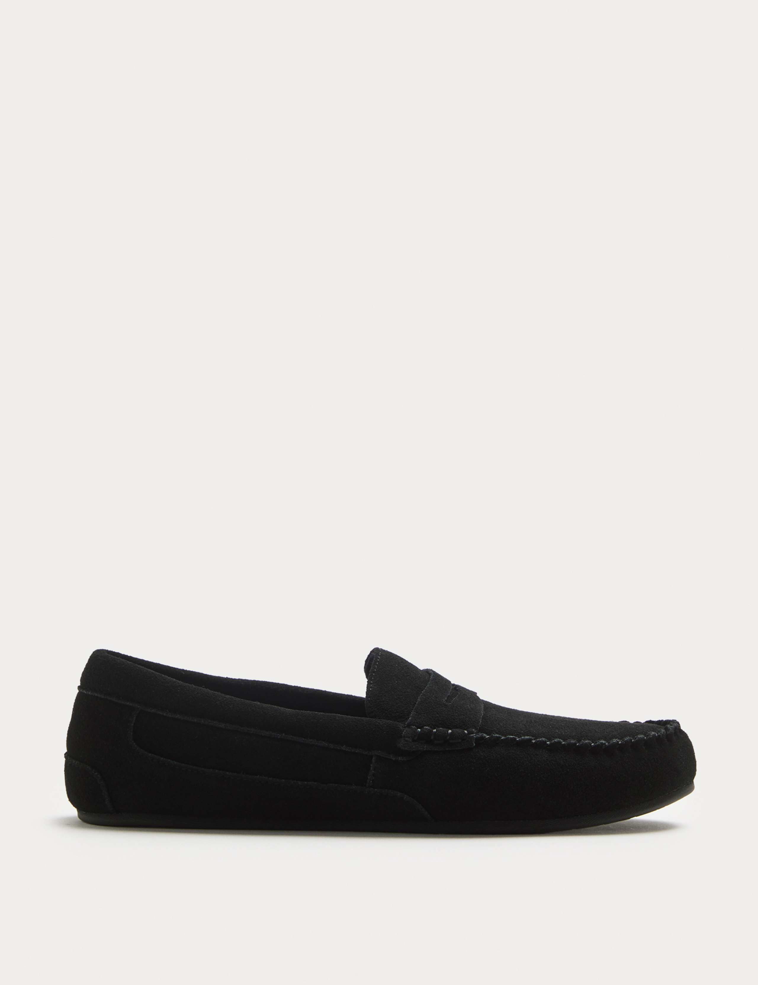 Suede Moccasin Slippers with Freshfeet™ 1 of 4