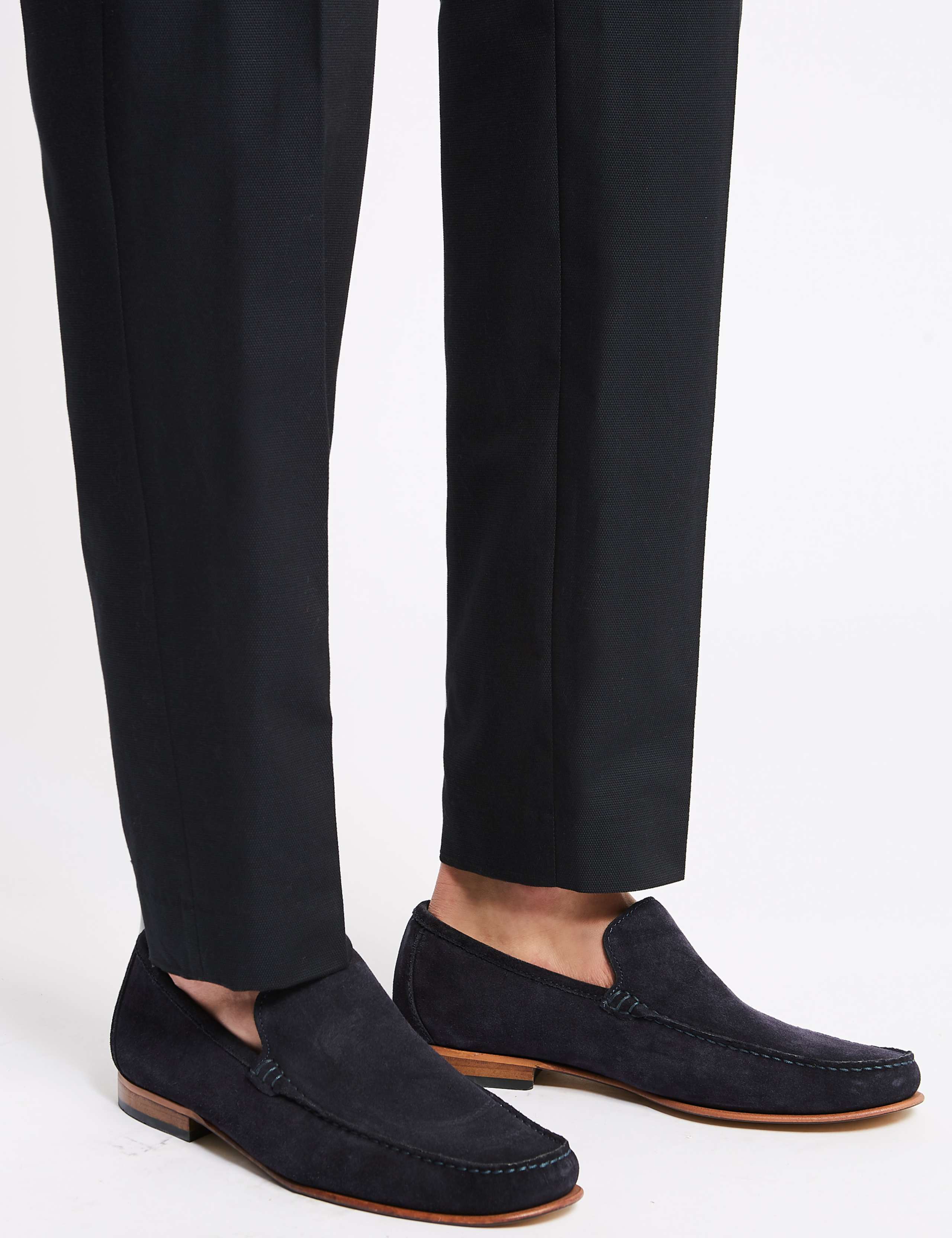 Extra Wide Fit Suede Loafers 1 of 6