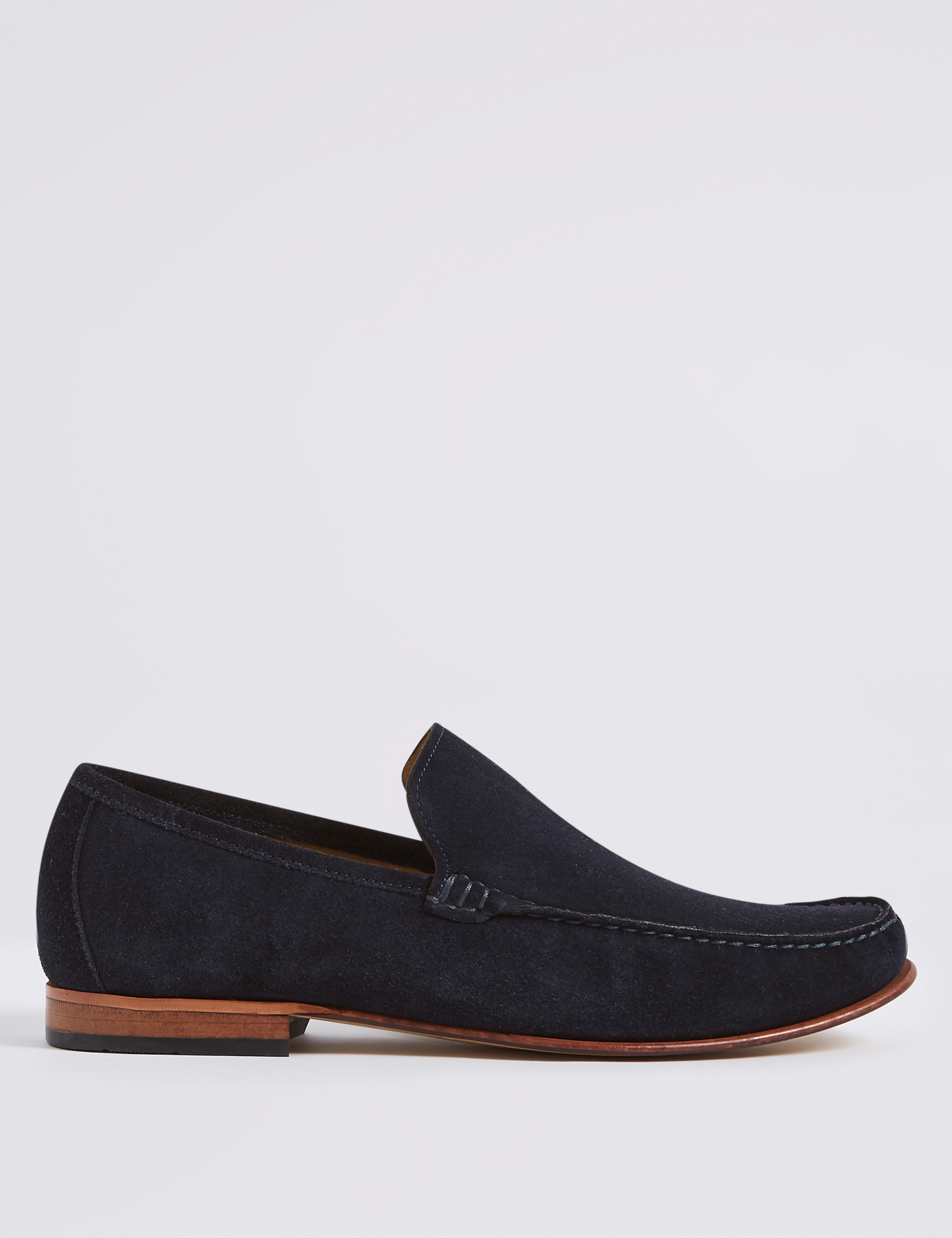 Extra Wide Fit Suede Loafers 2 of 6