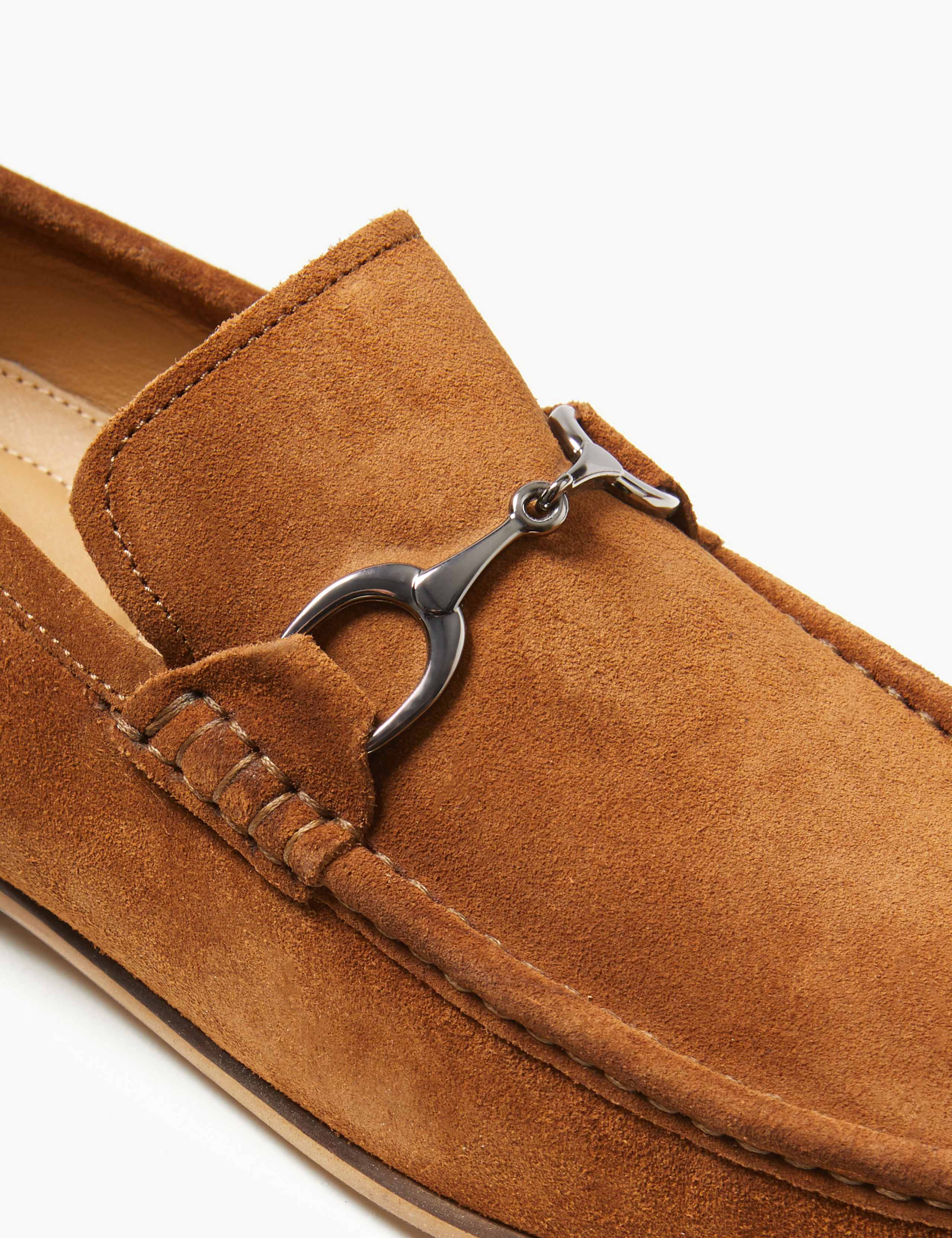 Suede Slip-on Snaffle Loafers 4 of 5