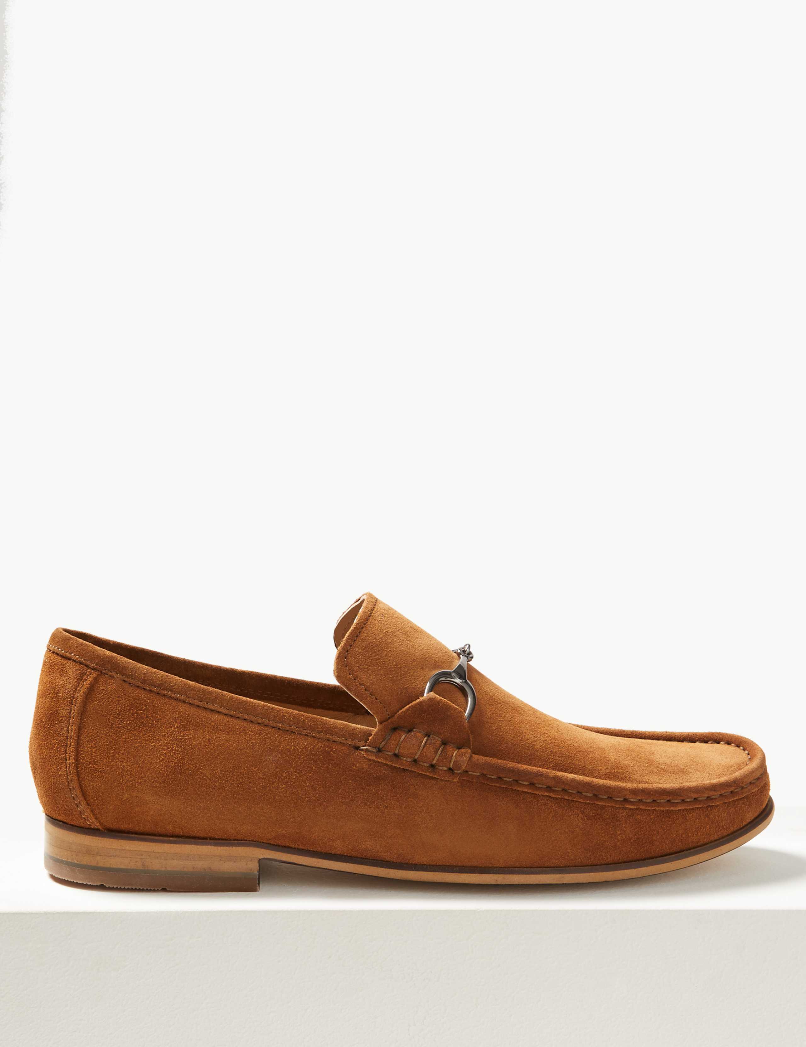 Suede Slip-on Snaffle Loafers 2 of 5