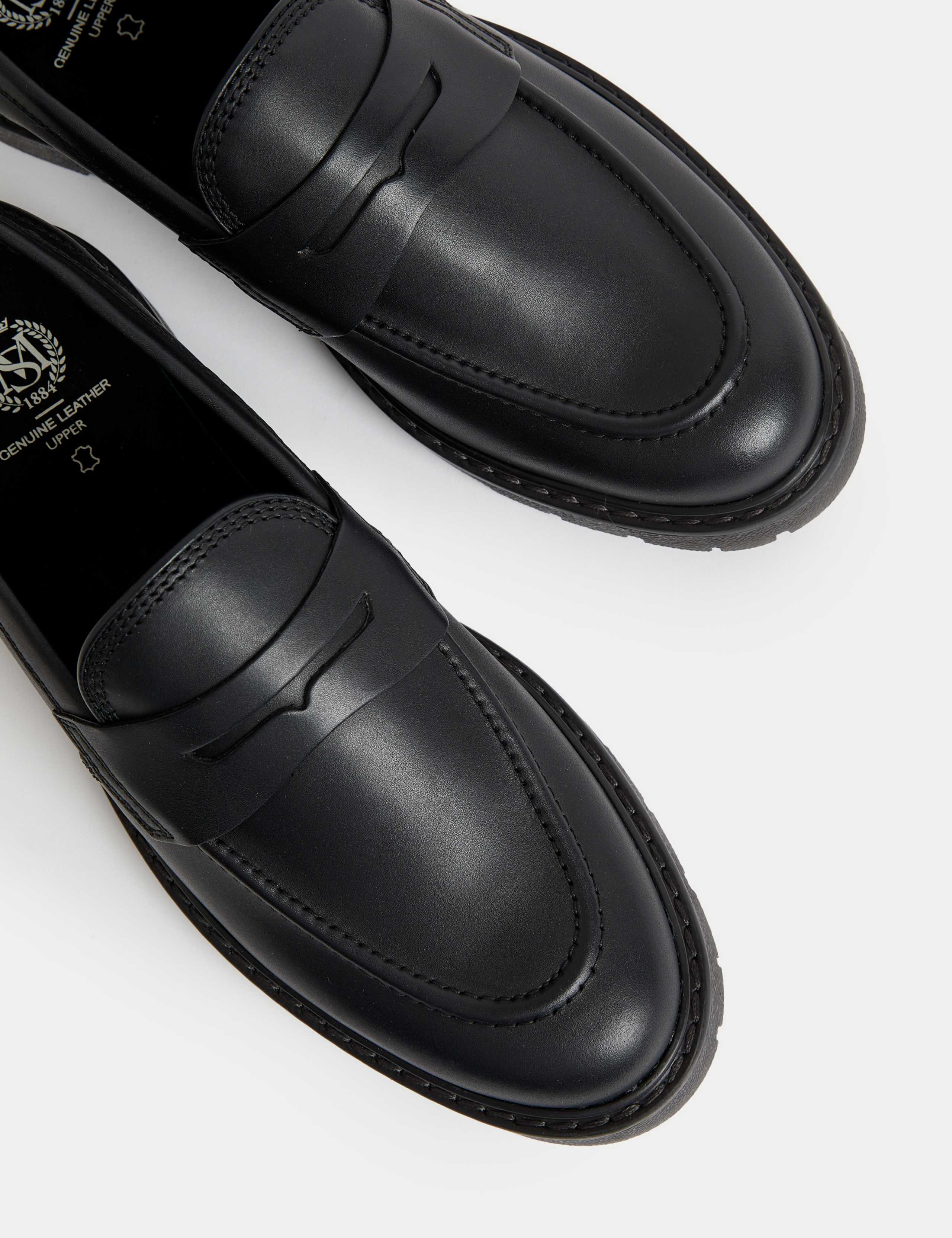 Leather Slip On Loafers 3 of 4