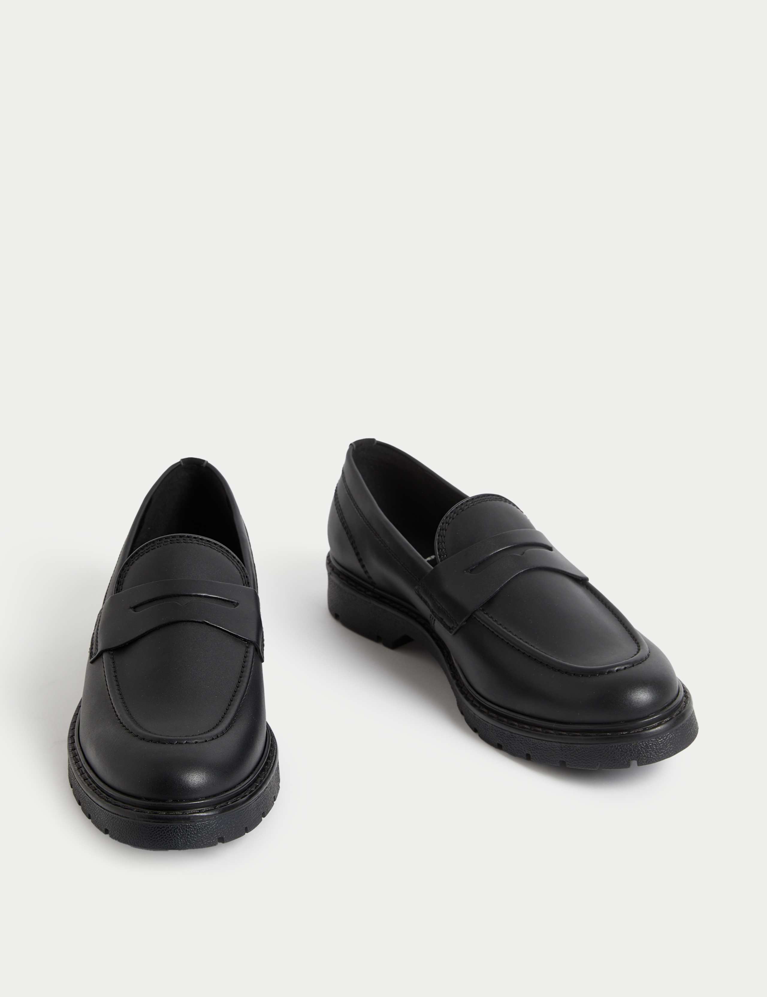 Leather Slip On Loafers 2 of 4