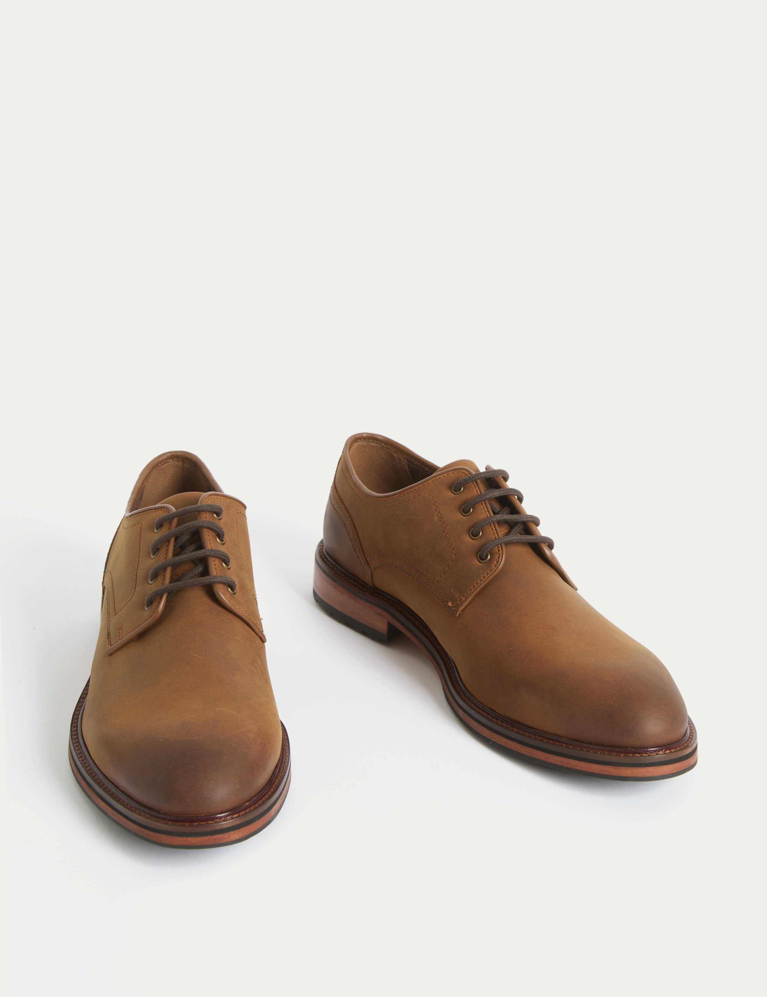 Leather Shower Resistant Derby Shoes 2 of 4