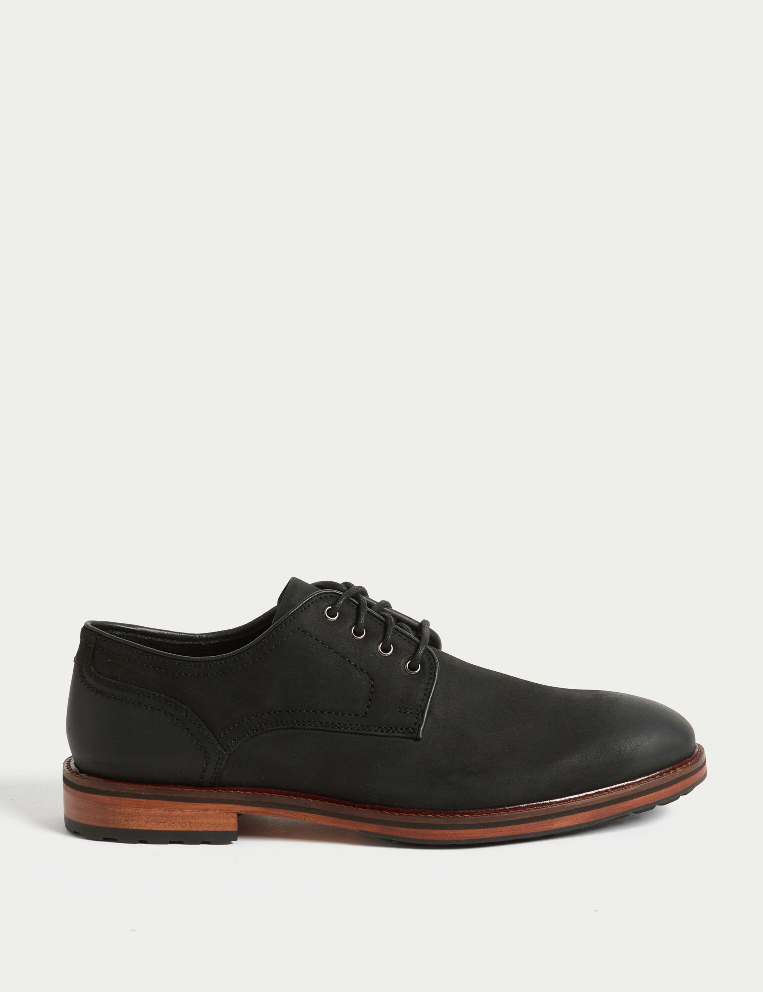 Leather Shower Resistant Derby Shoes 1 of 4