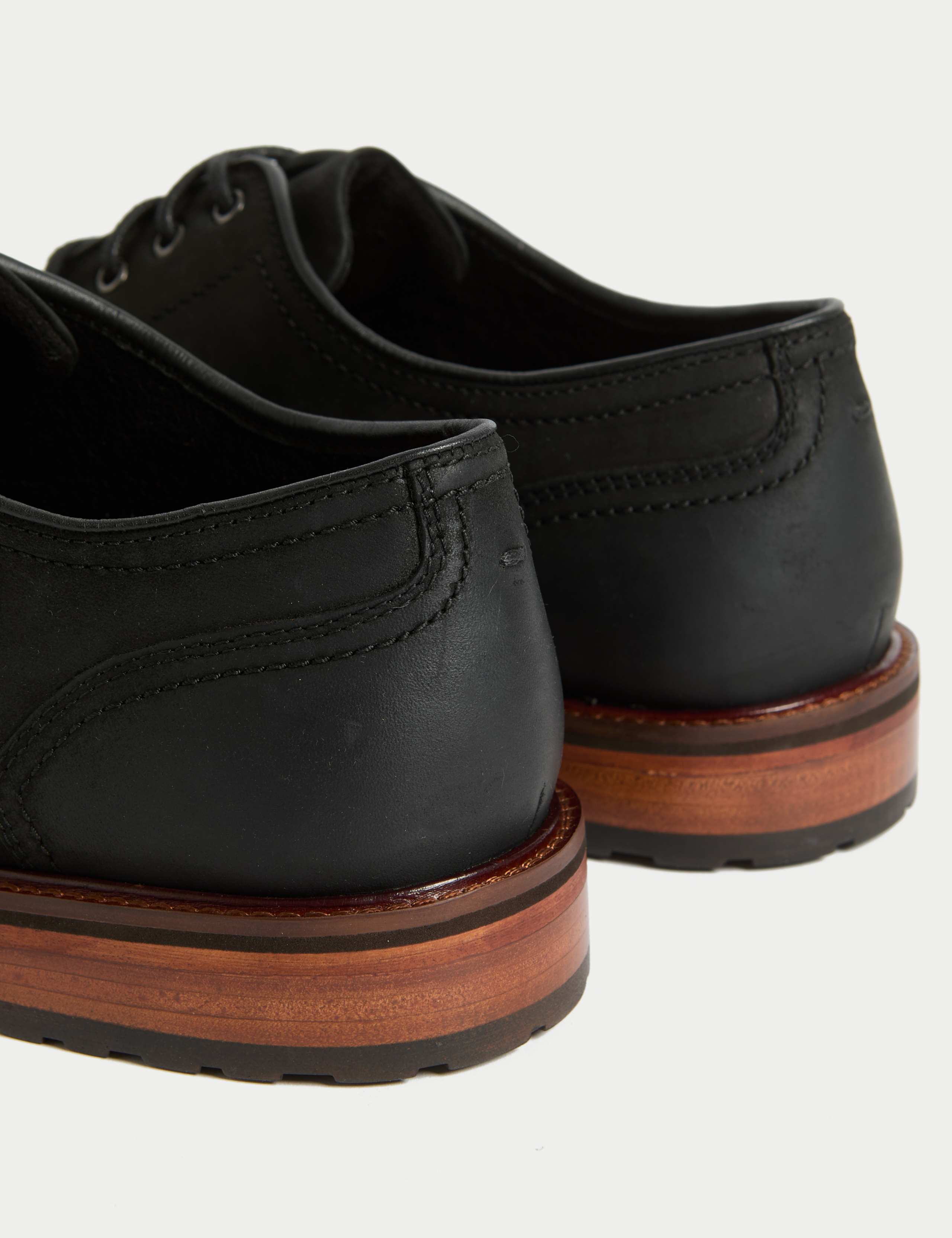 Leather Shower Resistant Derby Shoes 3 of 4