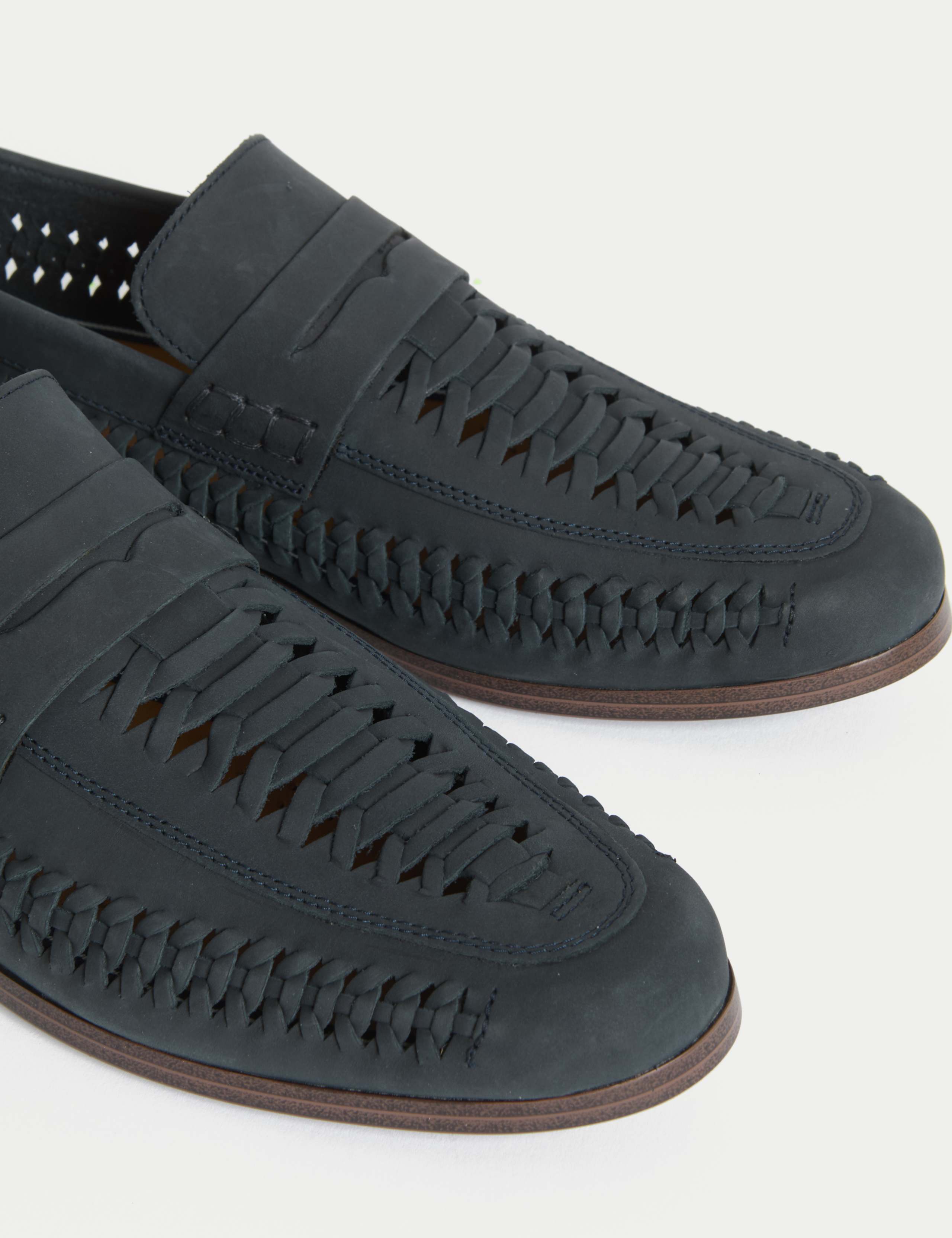 Nubuck Woven Loafers 3 of 4