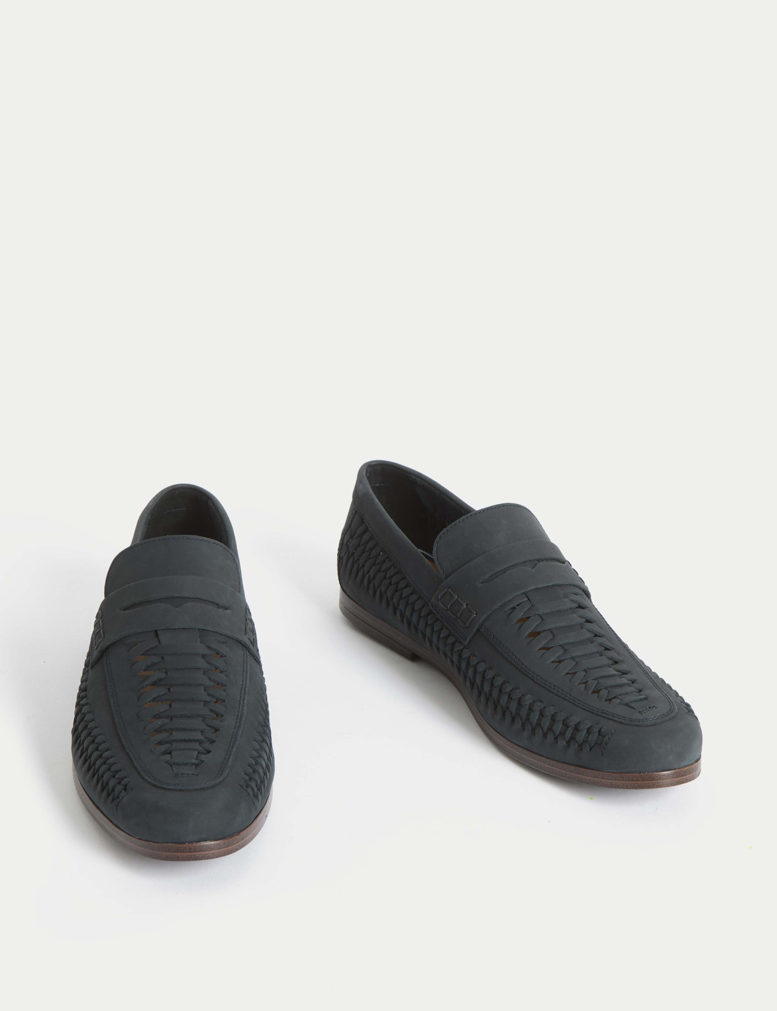 Nubuck Woven Loafers 2 of 4