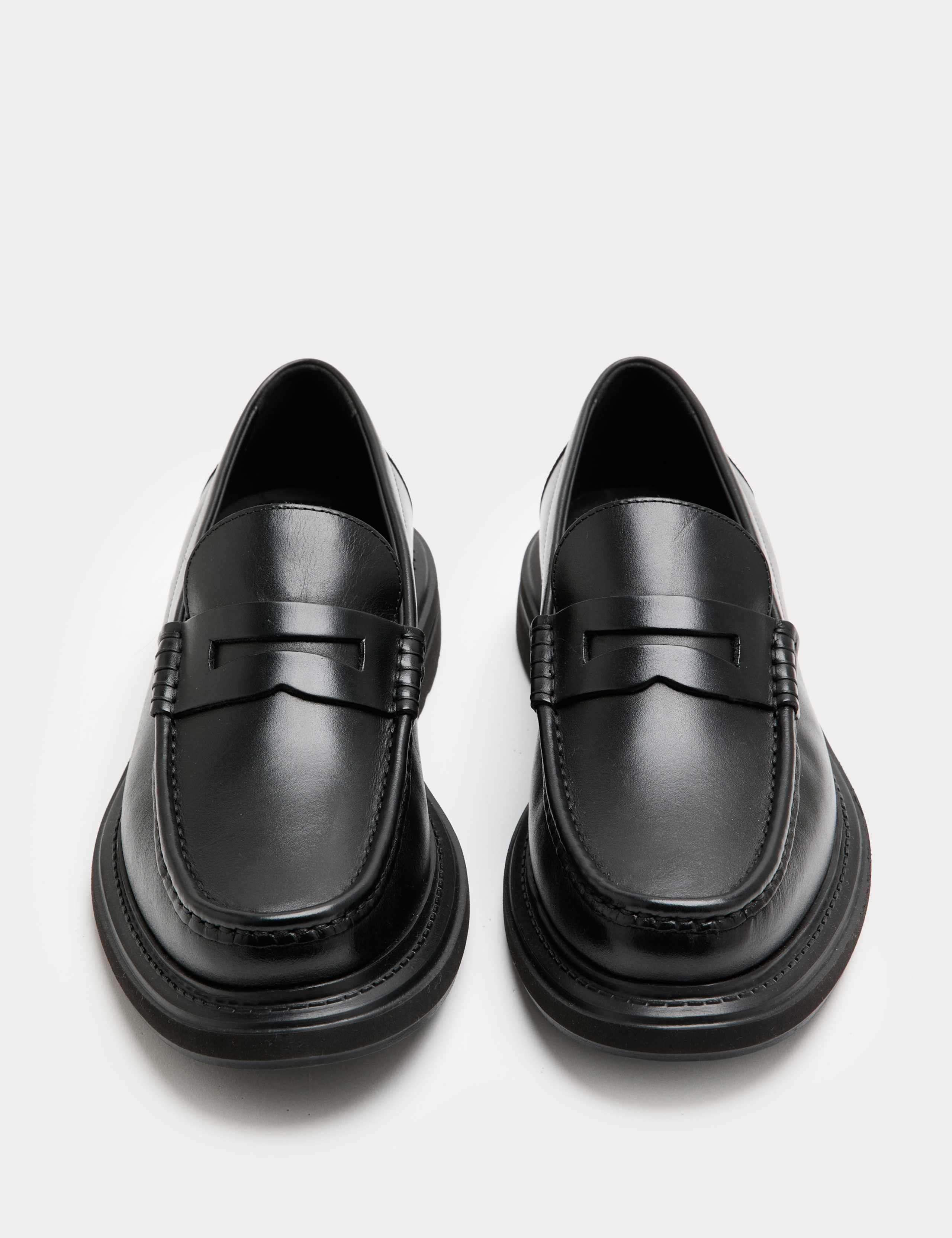 Leather Slip-On Loafers 1 of 3