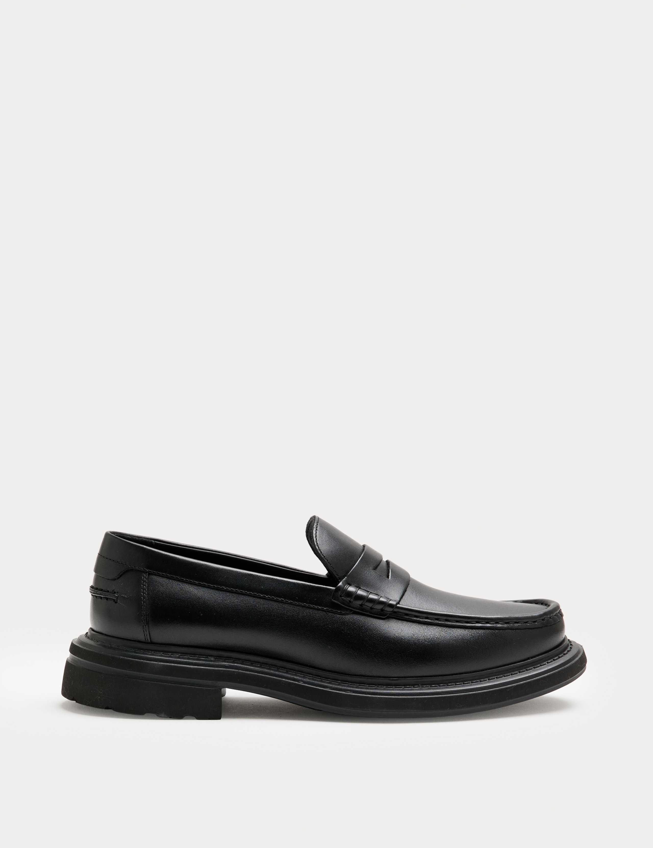 Leather Slip-On Loafers 2 of 3