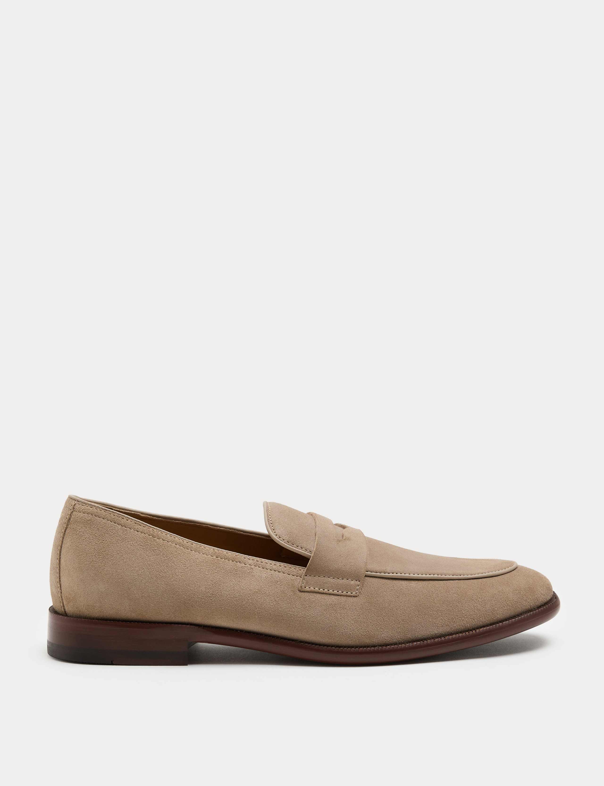 Suede Saddle Loafers 2 of 3