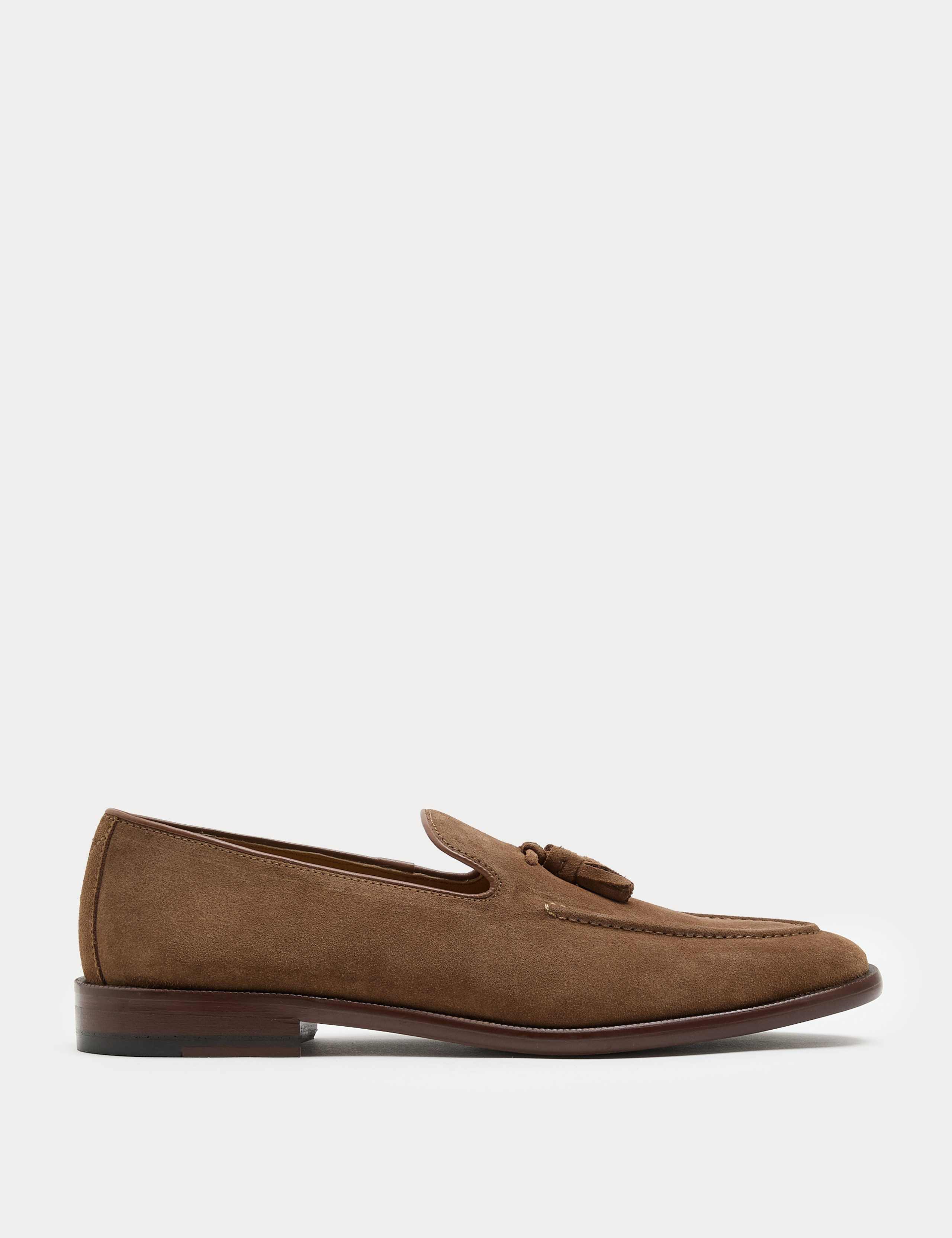 Suede Tassel Loafers 1 of 2